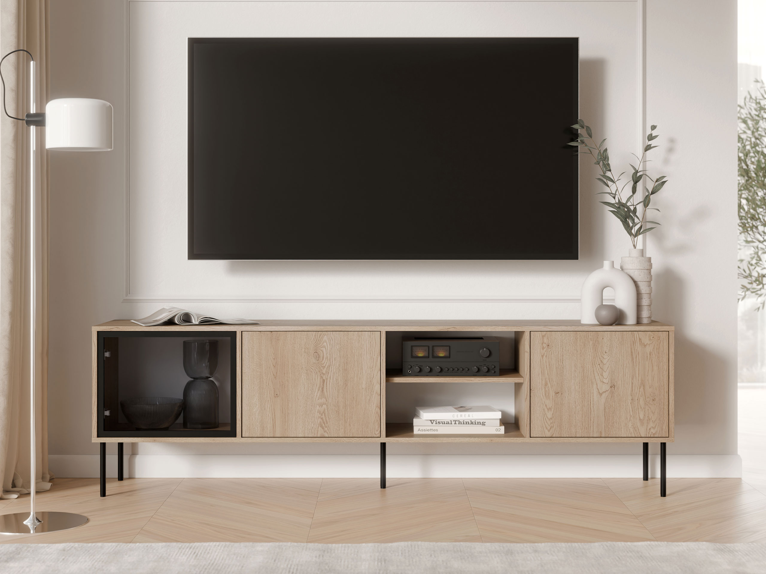 TV stand Merevai 103 (Oak)