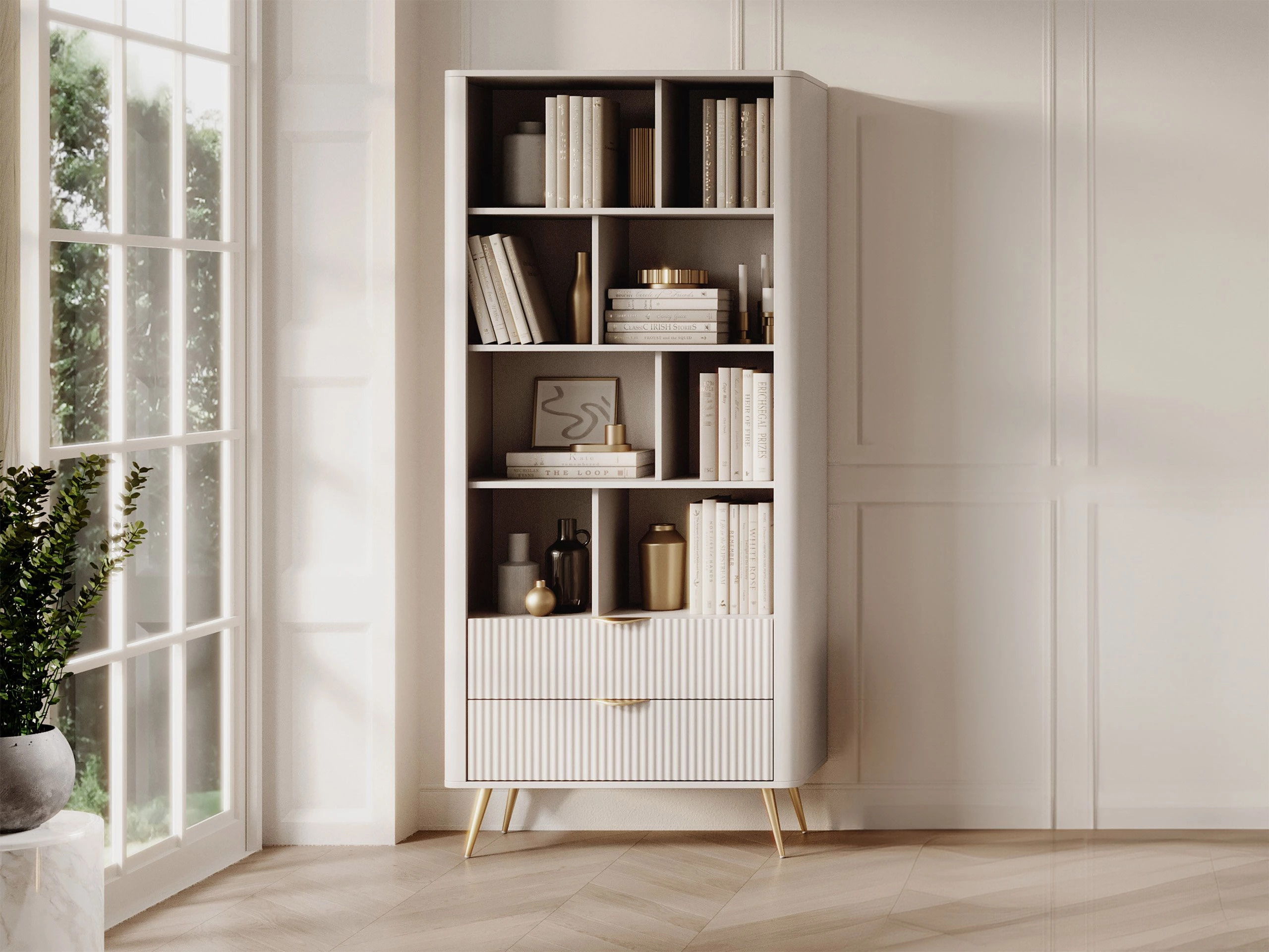 Bookcase Lectum (Beige)