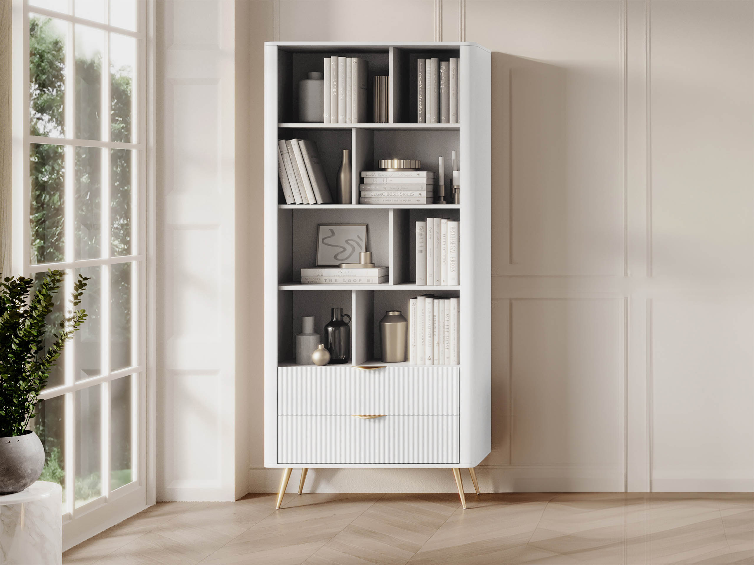Bookcase Lectum (White)