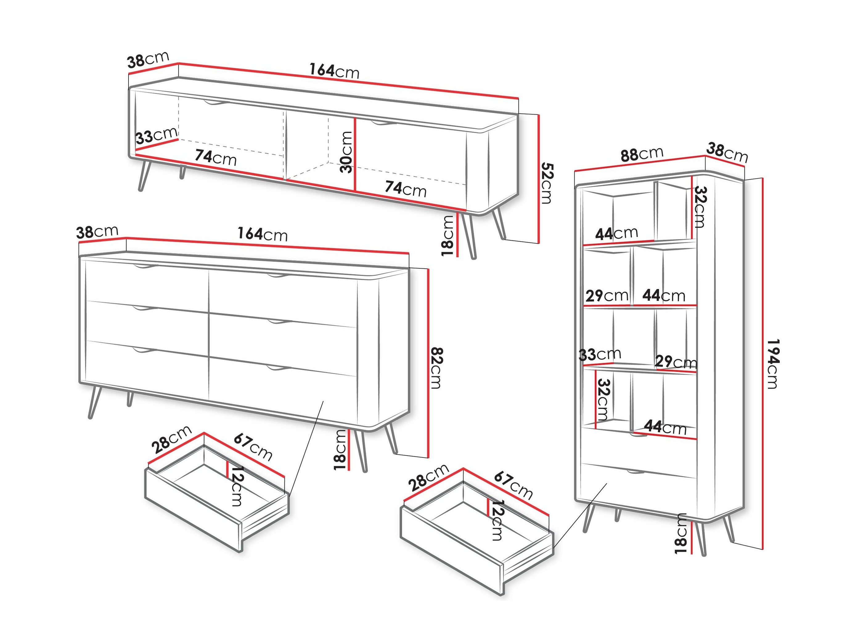 Living room set Lectum II (Beige)