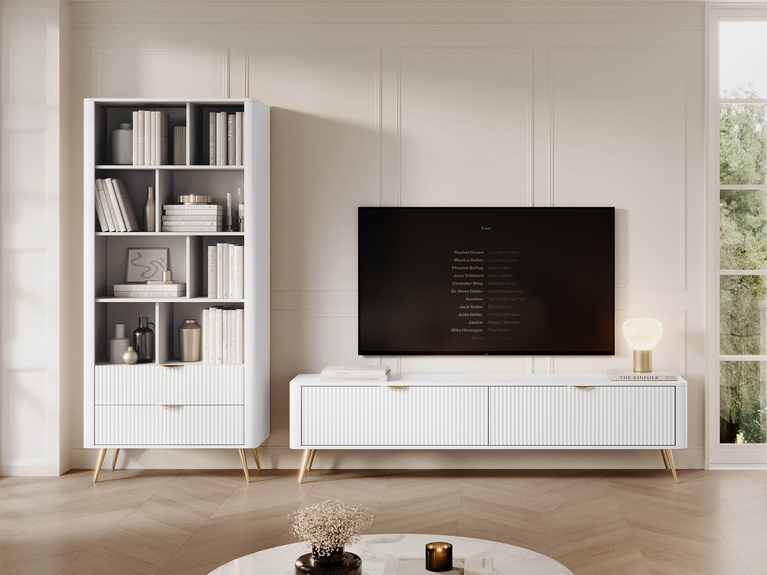 Living room set Lectum (White)