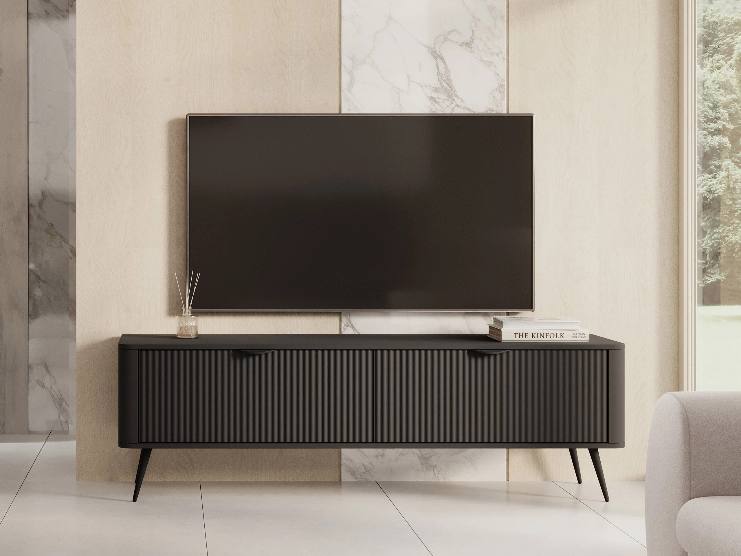 TV stand Lectum (Graphite)