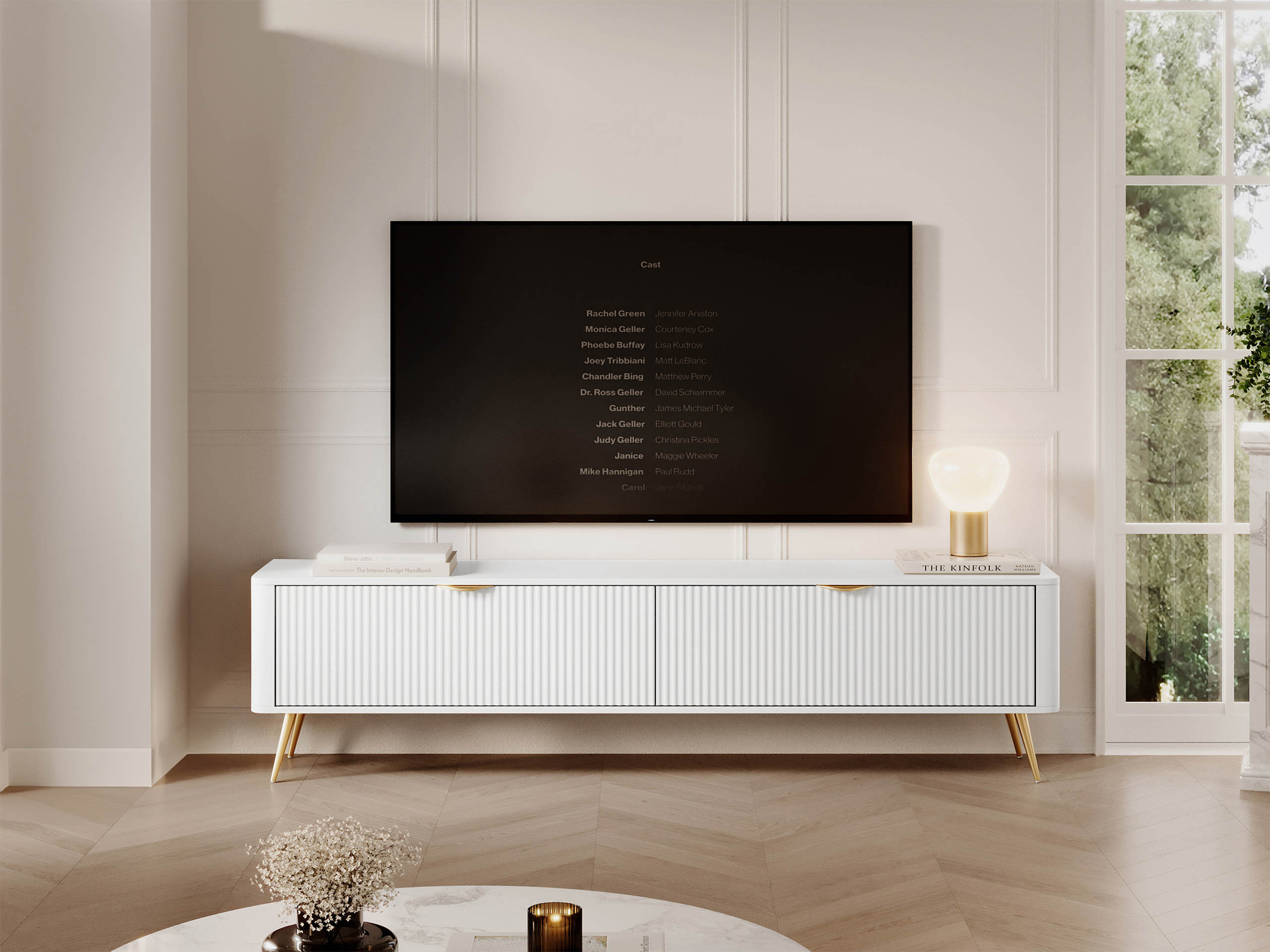 TV stand Lectum I (White)