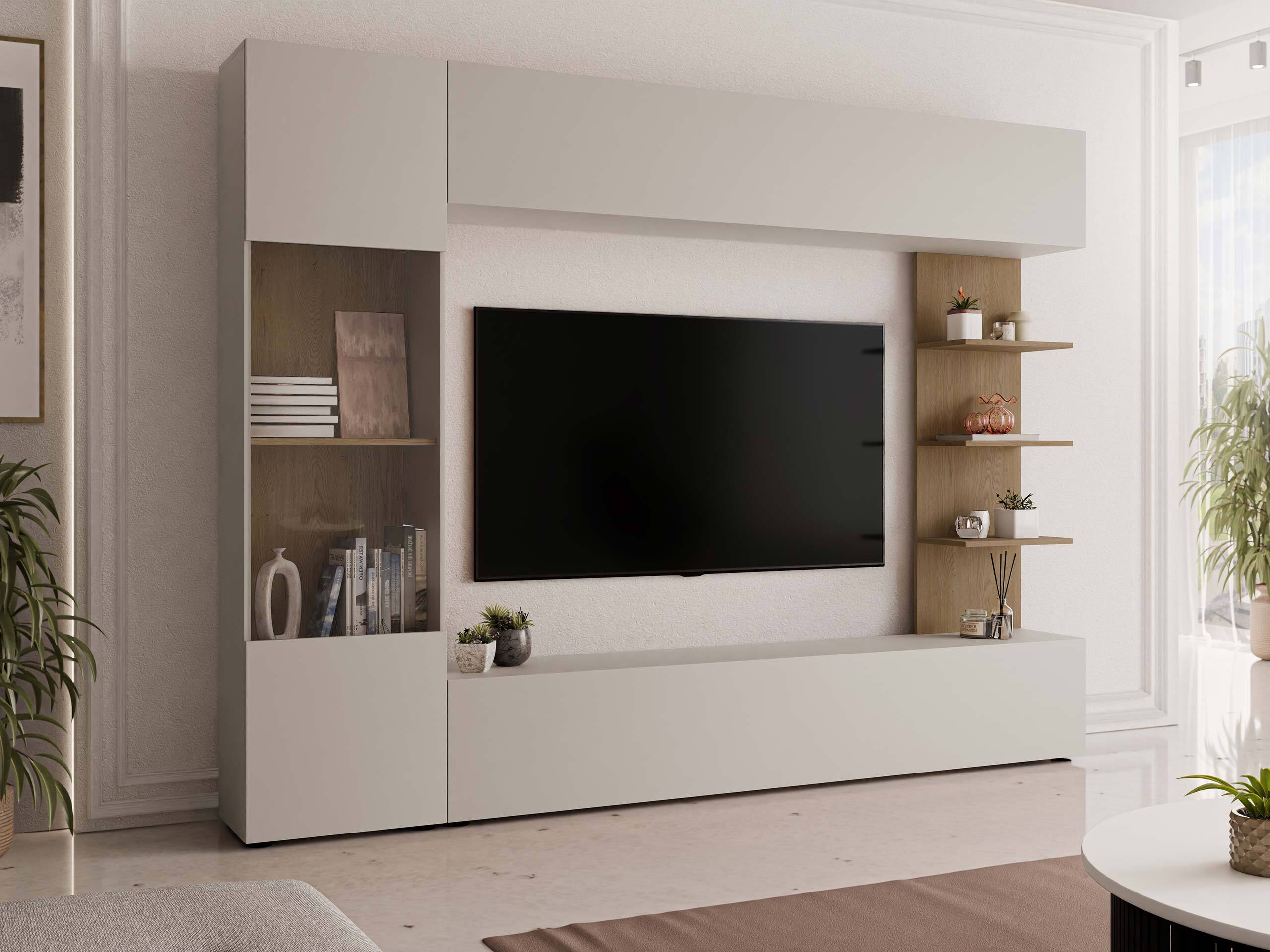 Living room set Comfivo Animus (Cashmere + Oak)