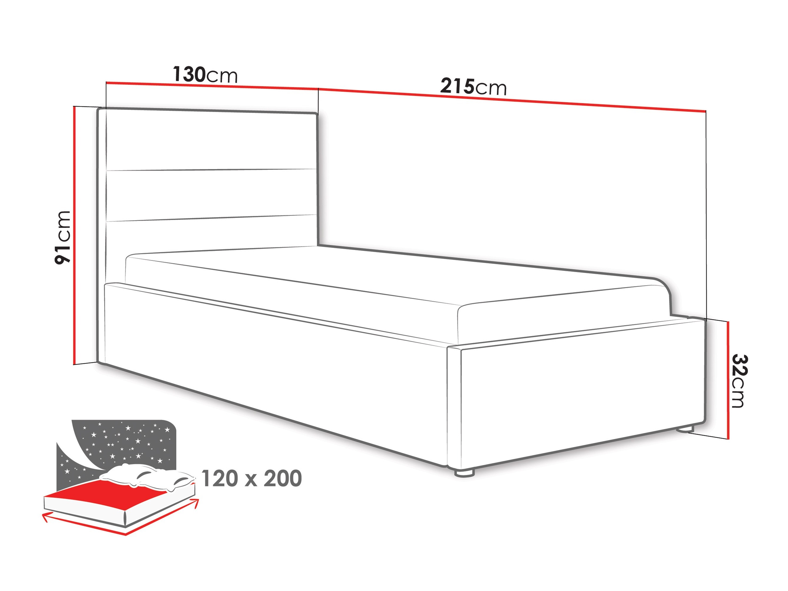 Bed Comfivo 506 (Hlr 19)