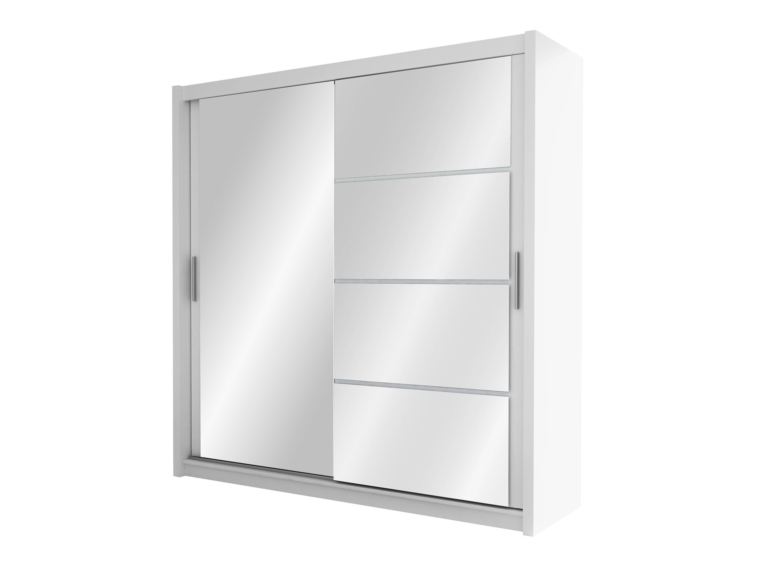 Wardrobe Honolulu 111 (White + Glossy white)