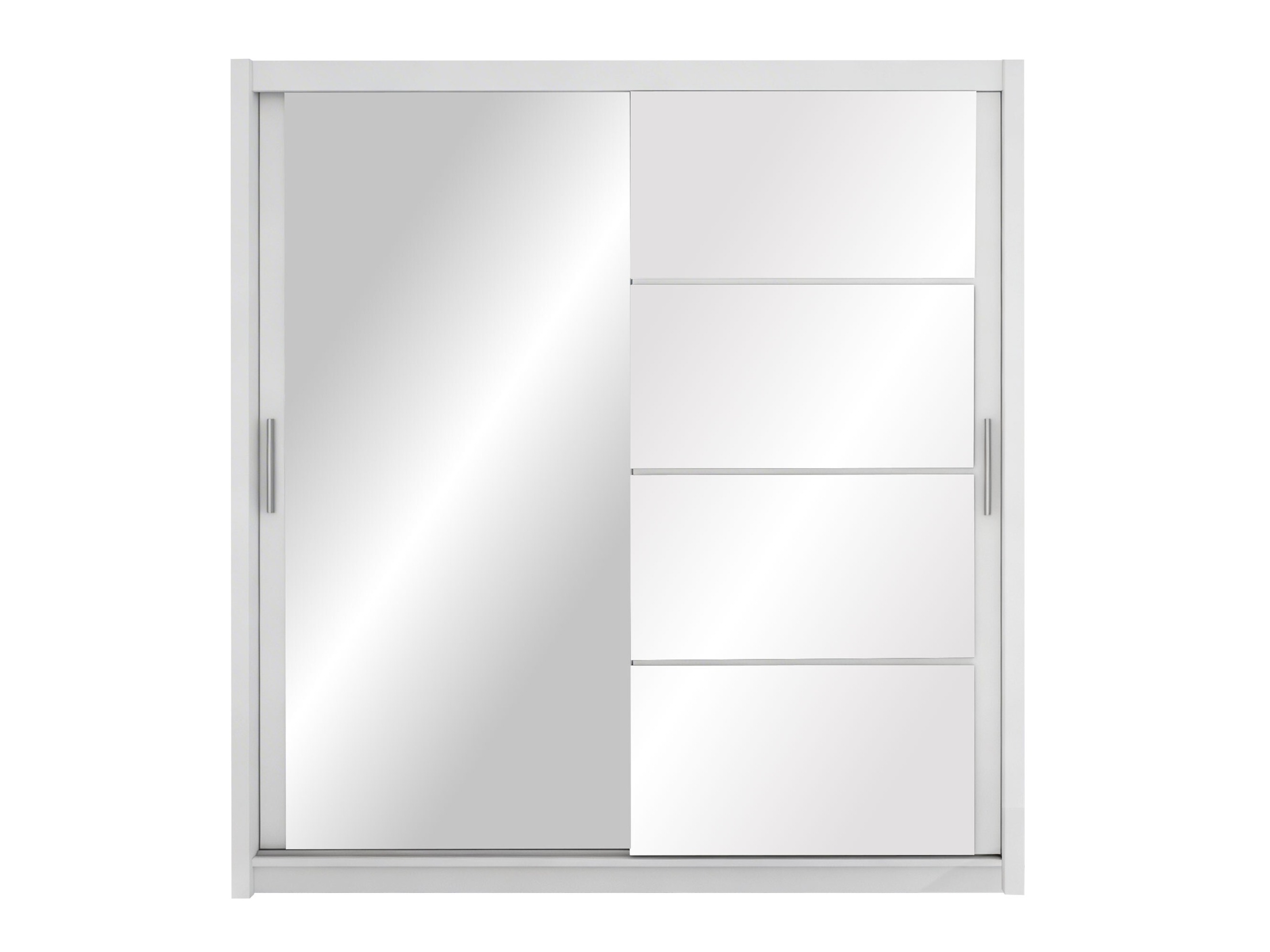 Wardrobe Honolulu 111 (White + Glossy white)