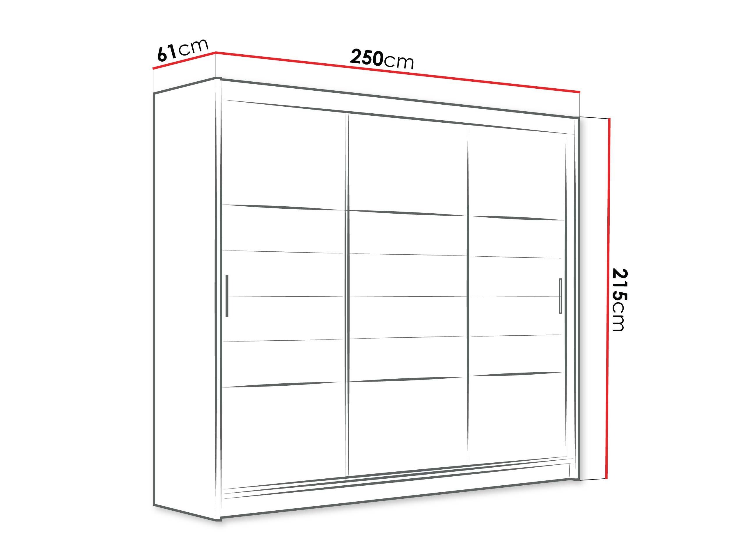 Wardrobe Honolulu 102 (Graphite)