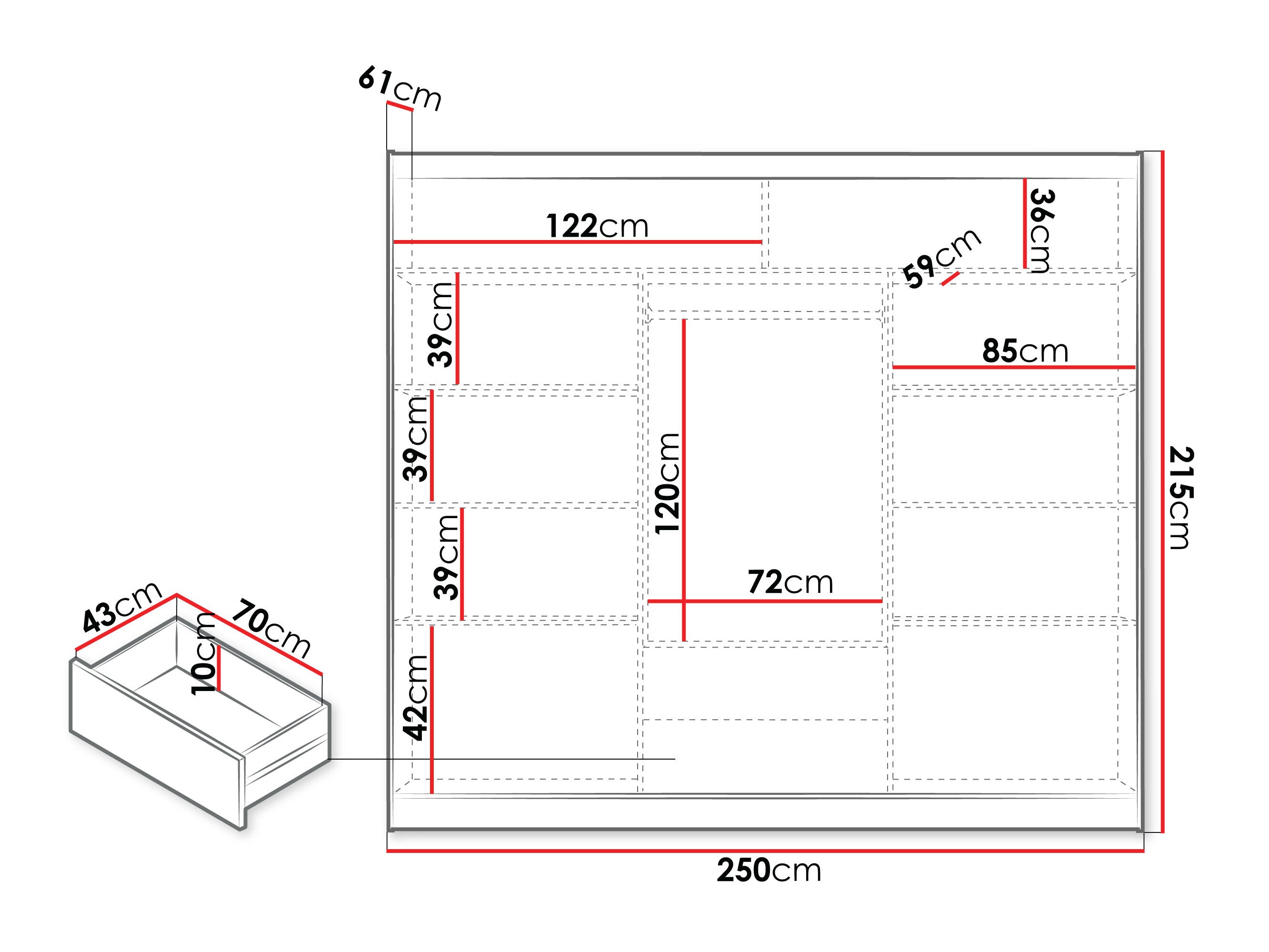 Wardrobe Honolulu 234