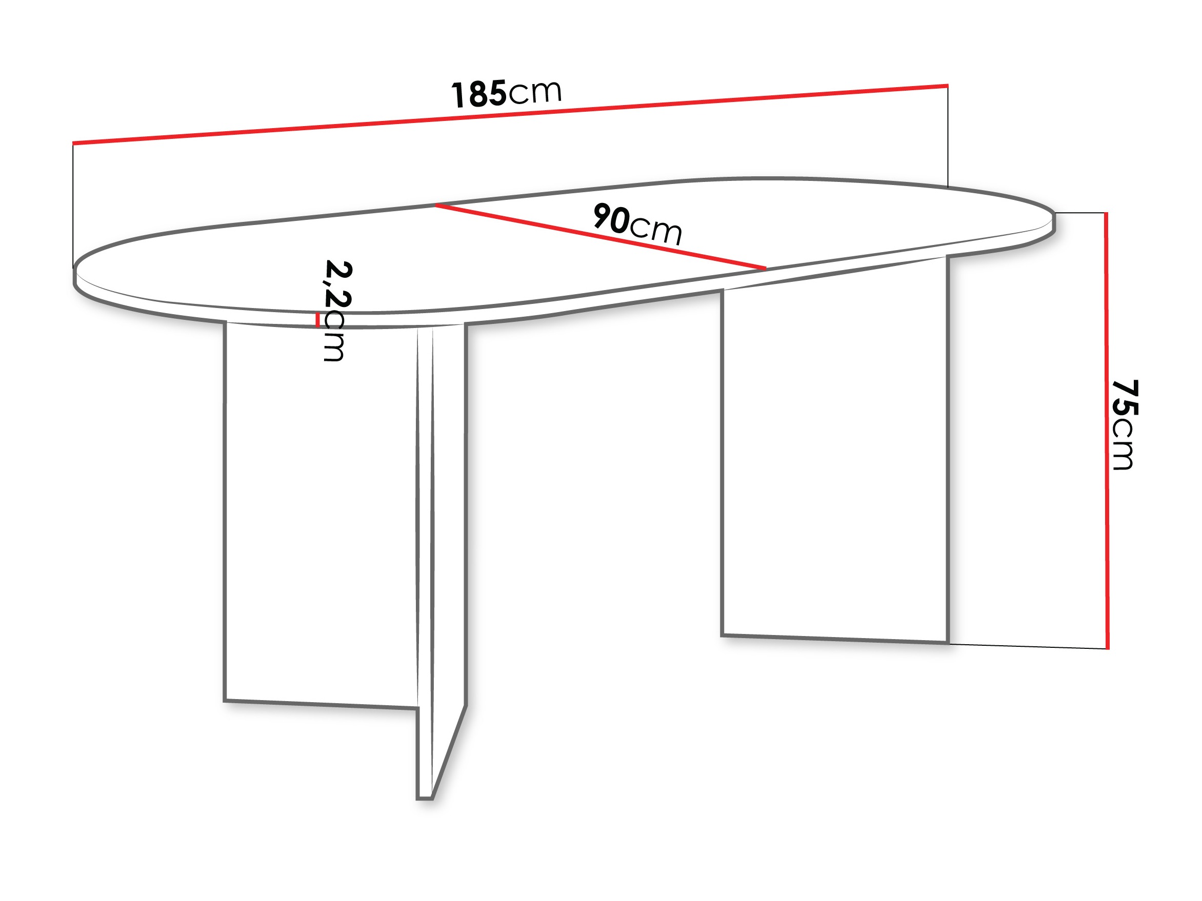 Table Comfivo 508 (Walnut)