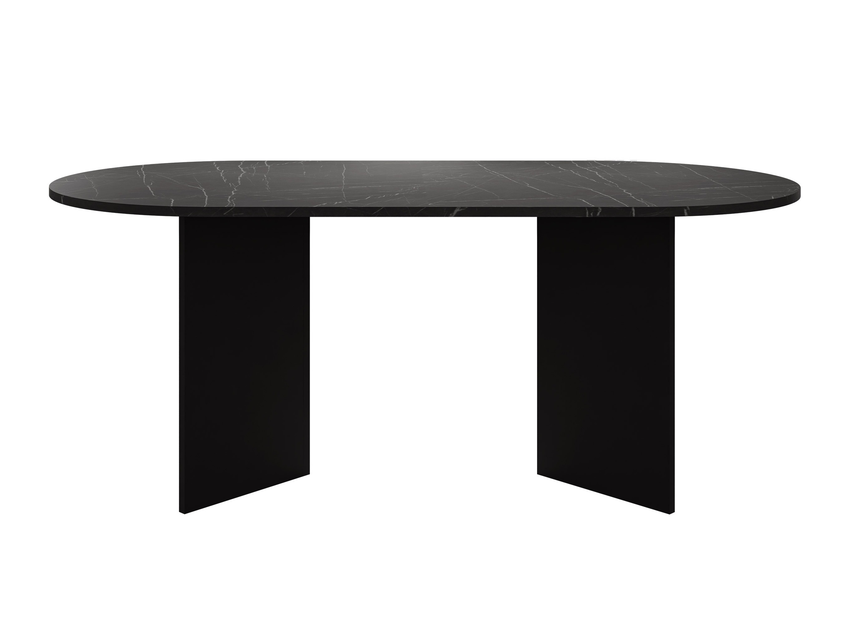 Table Comfivo Fungus (Black marble + Black)