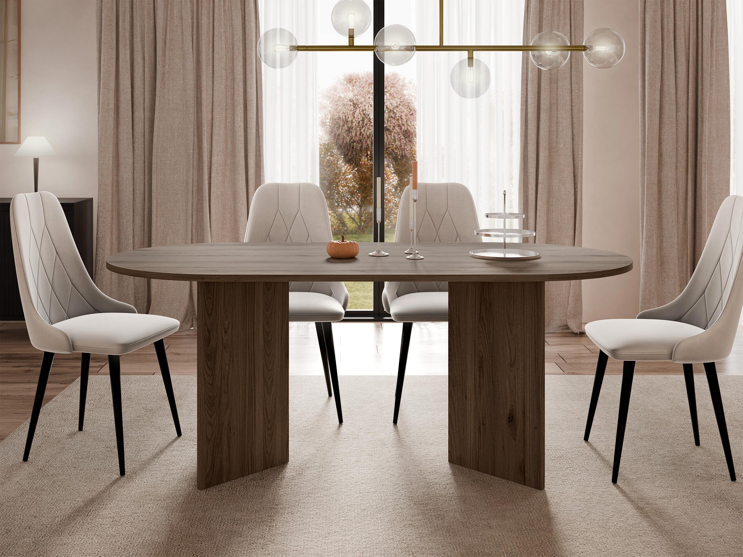 Table Comfivo Fungus (Walnut)