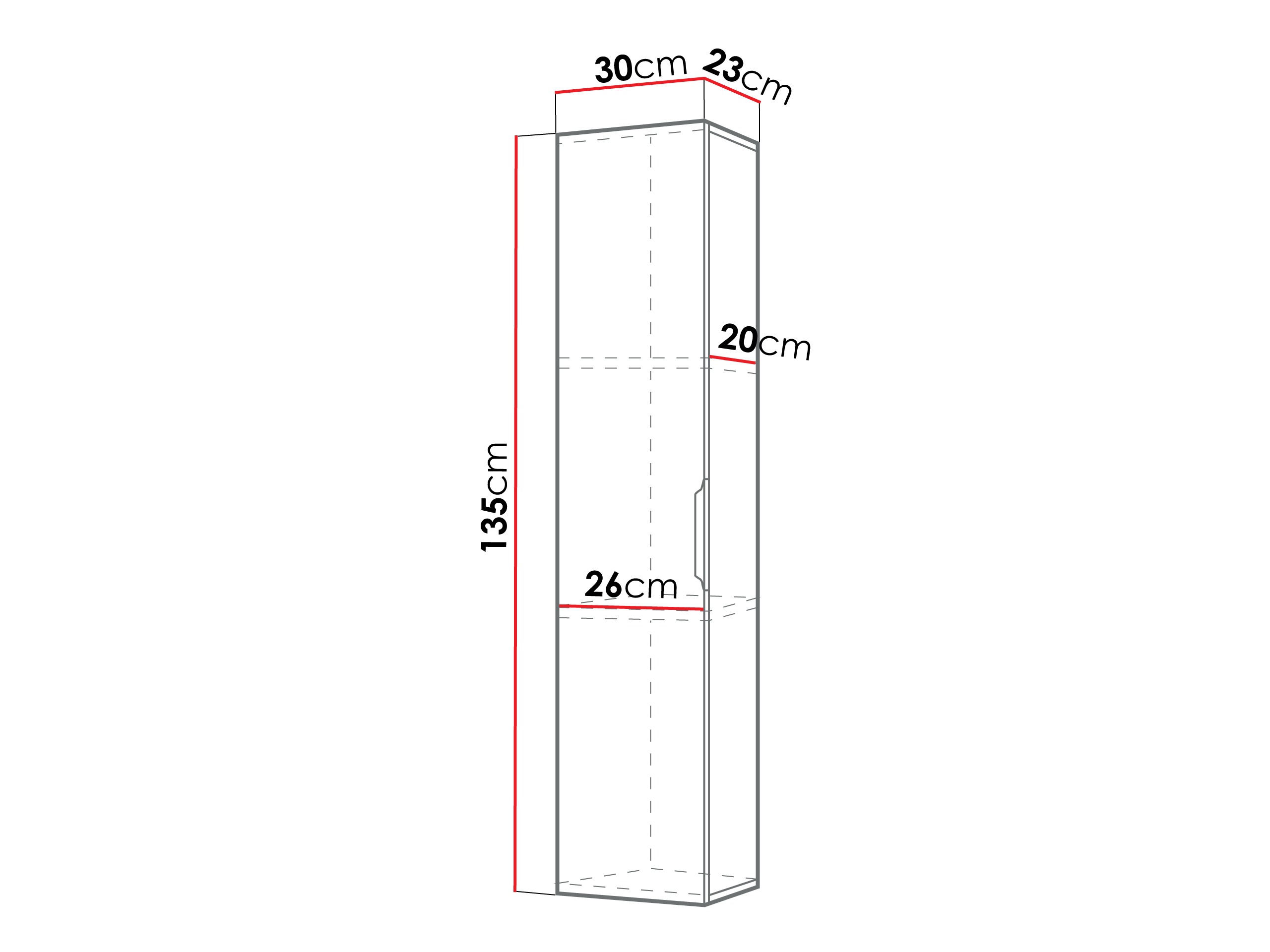 Wall-mounted bathroom cabinet Comfivo Unitas