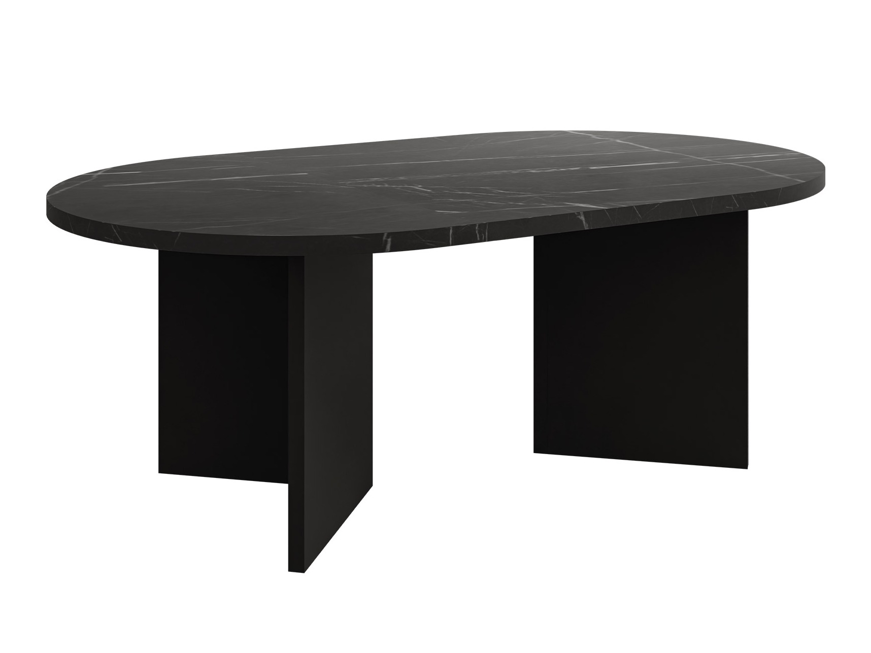 Coffee table Comfivo 509 (Black marble + Black)