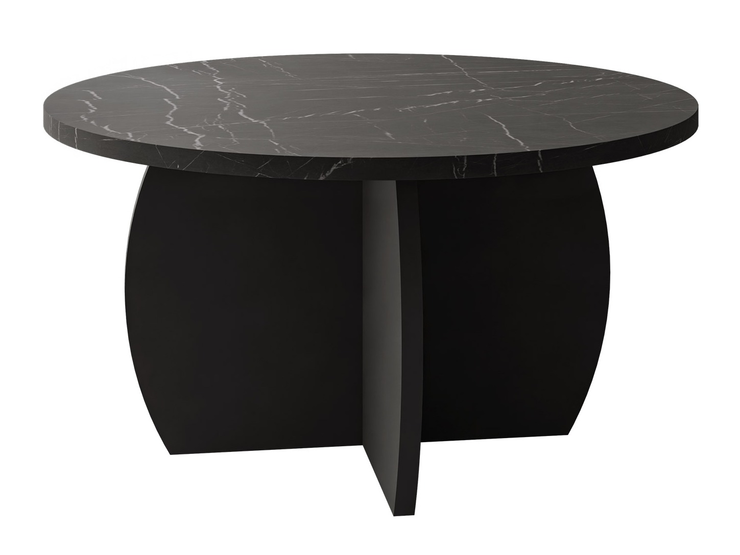 Coffee table Comfivo 511 (Black marble + Black)