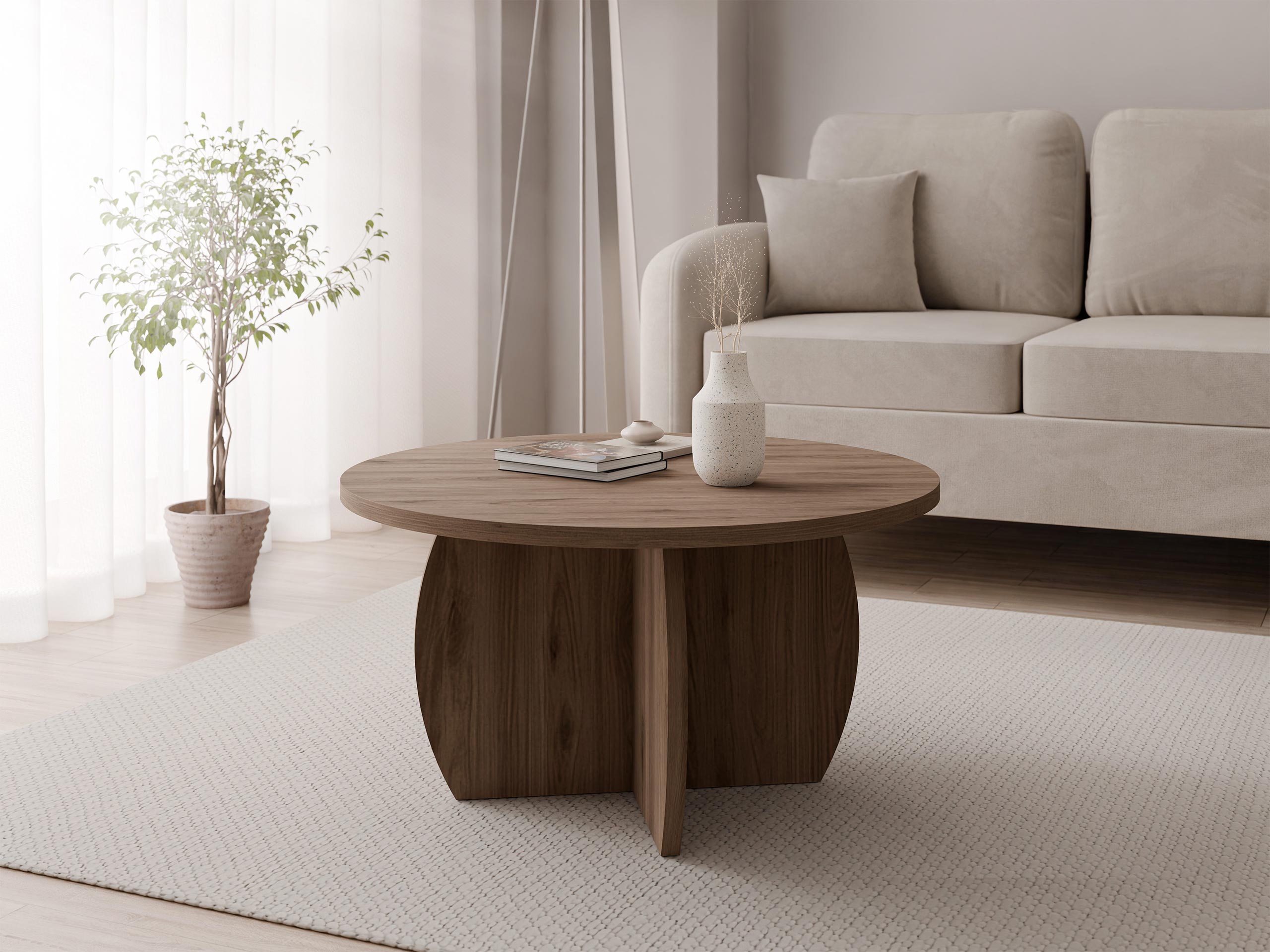 Coffee table Comfivo Pagas (Walnut)