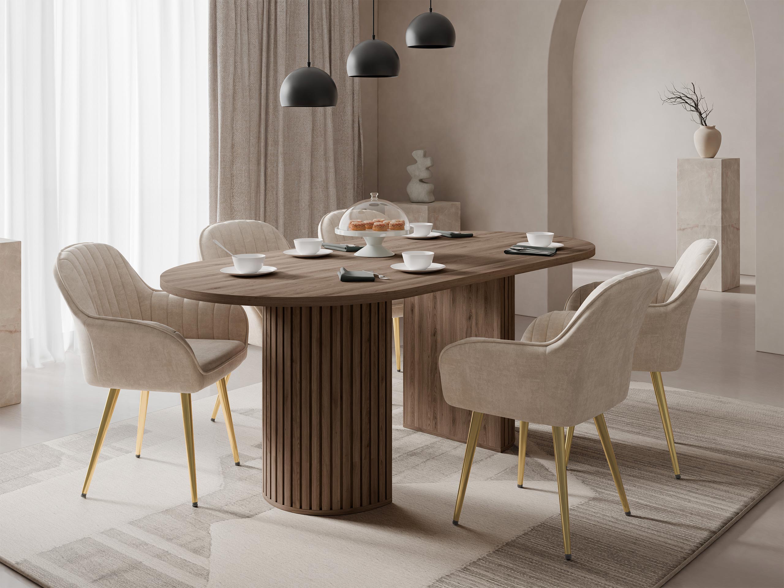 Table Comfivo Ulma (Walnut)