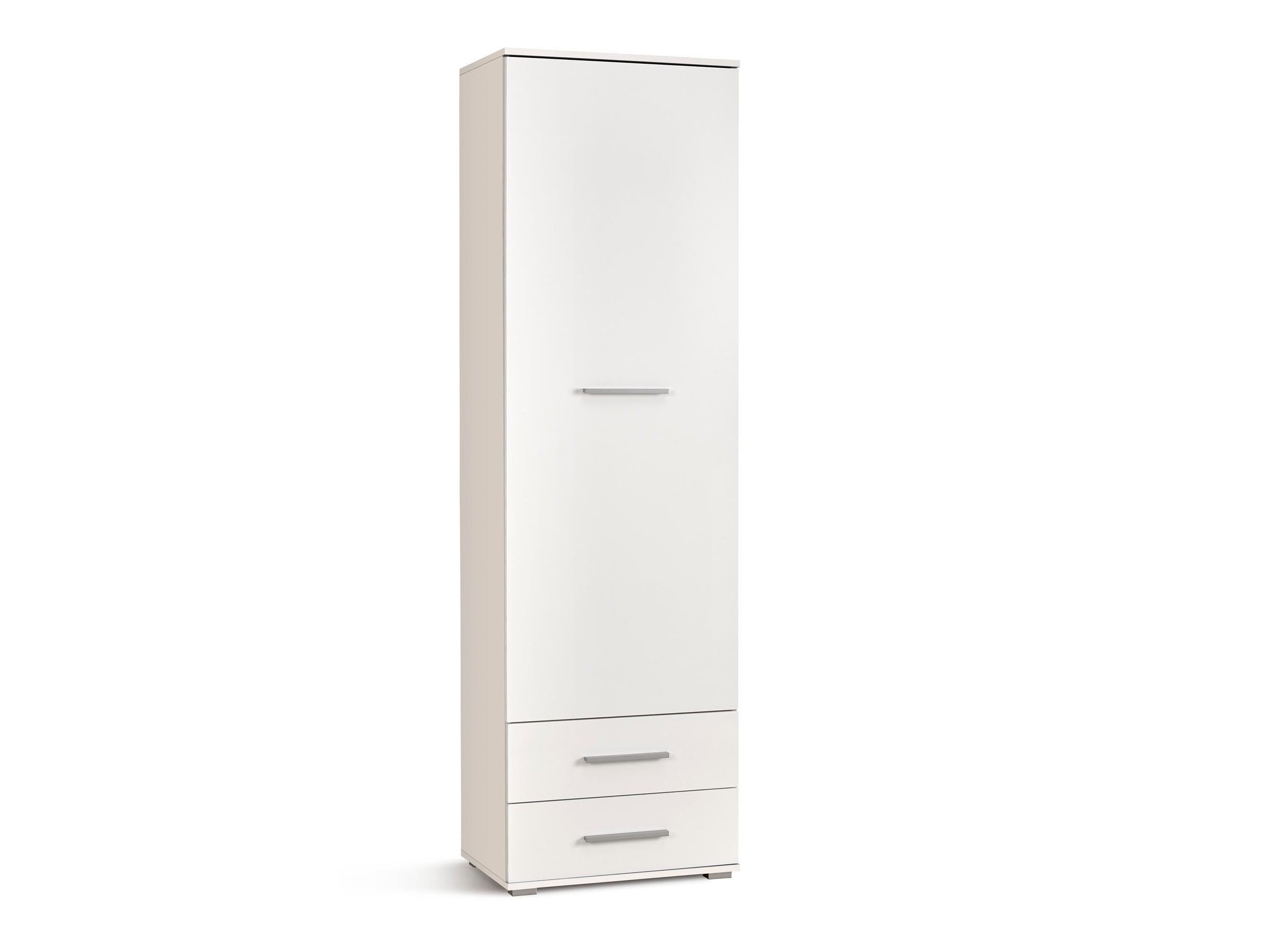 Bookcase Cirveso 106 (White + Glossy white)