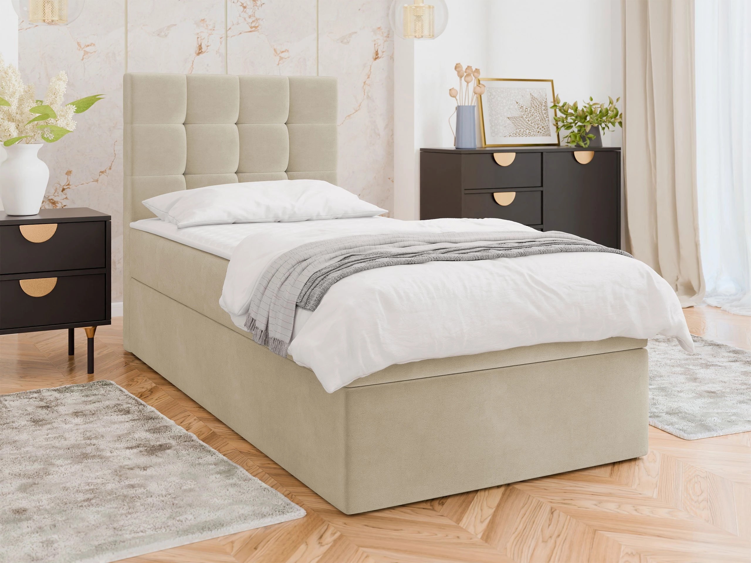 Continental bed Comfivo Osculum II (Manila 02)