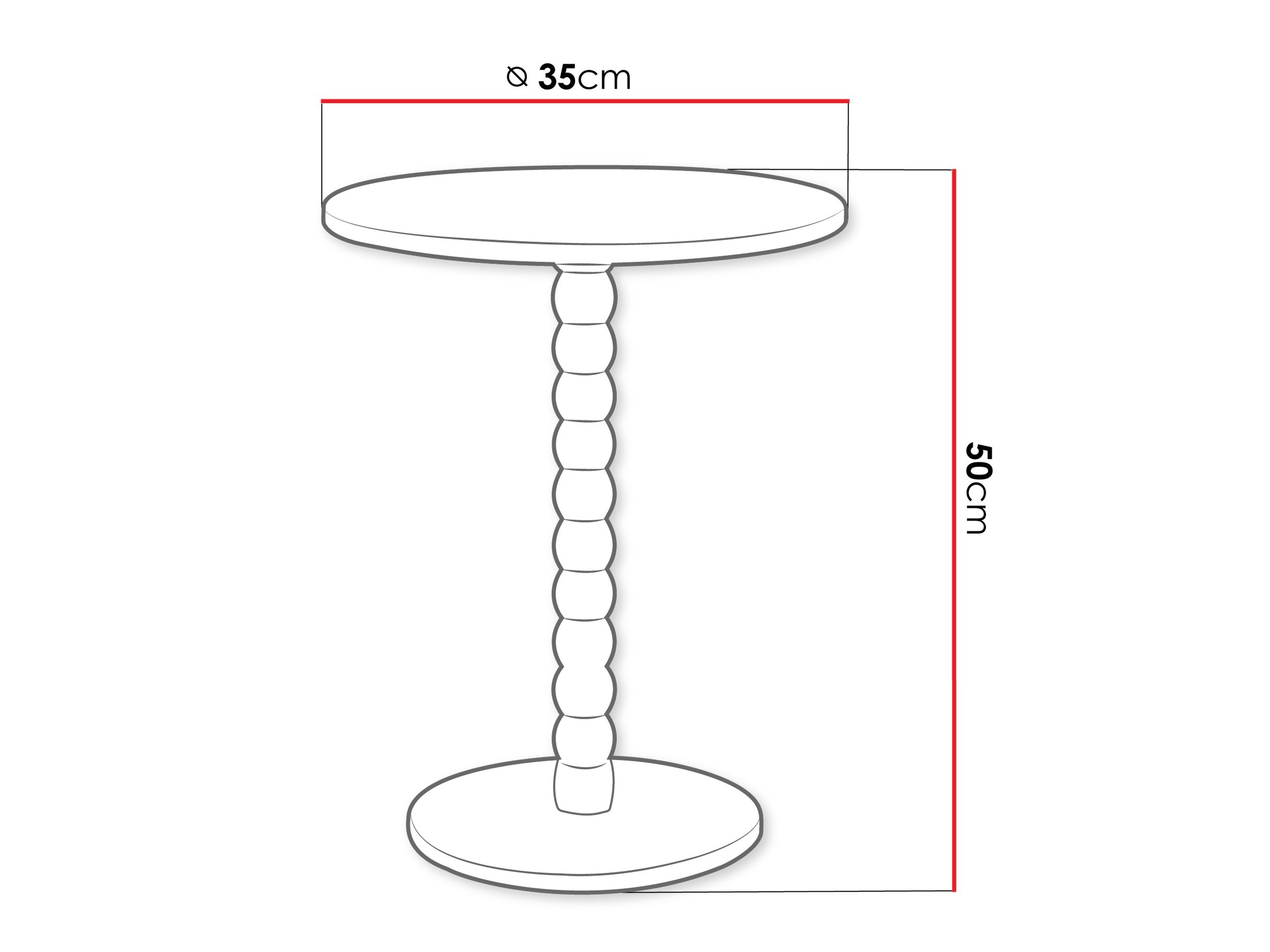 Side table Ludus (Black)
