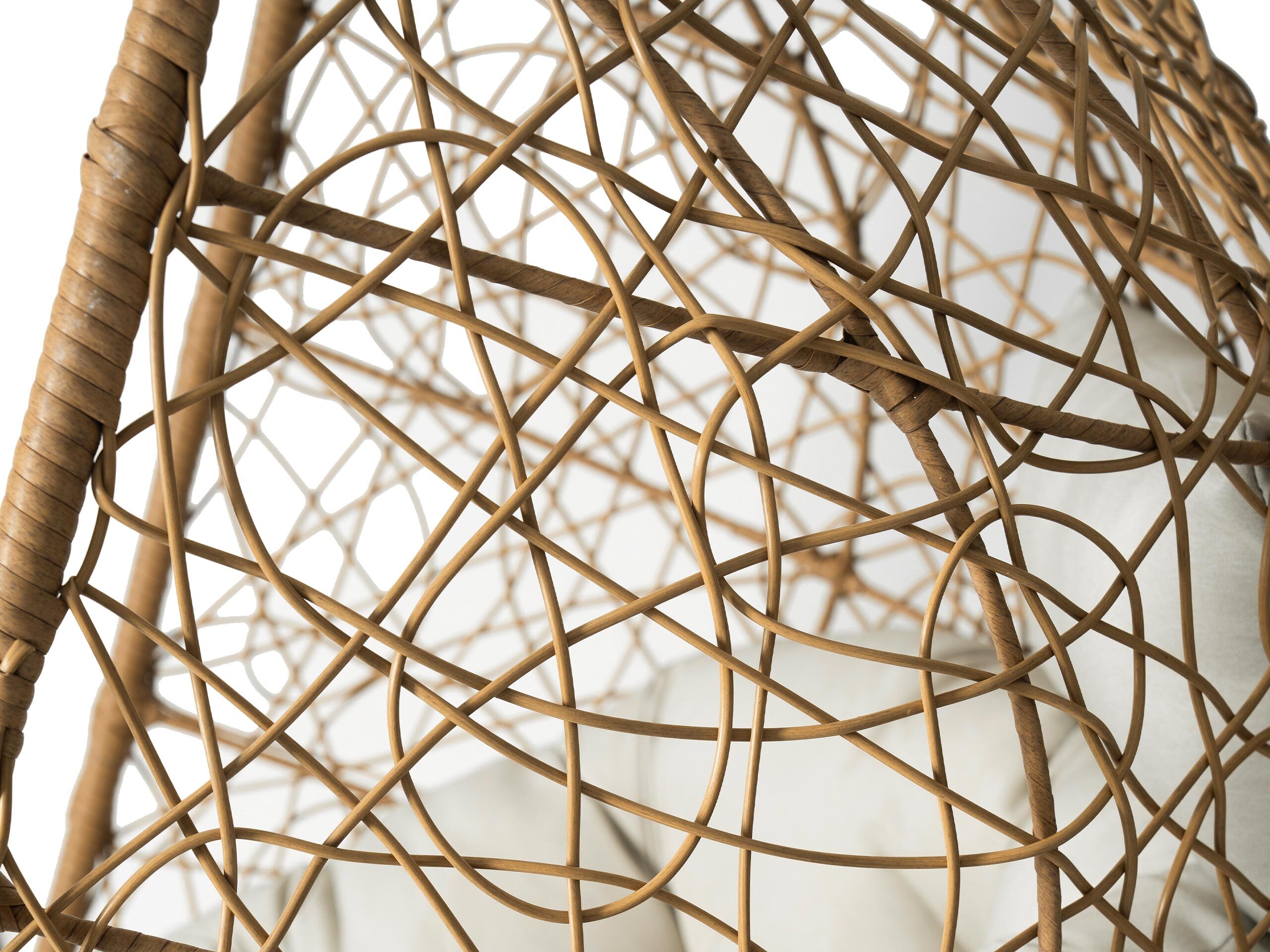Hanging chair Comfivo Undtudo (Black + Cream)