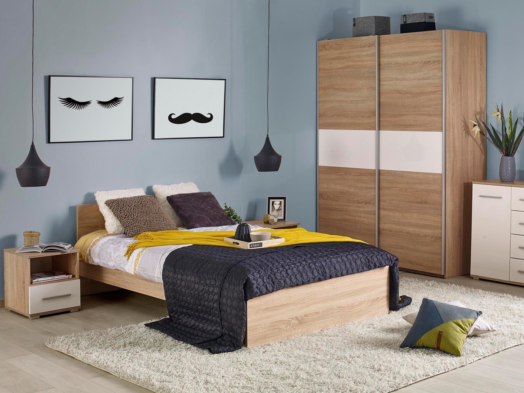 Bed Cirveso 104 (Sonoma oak)