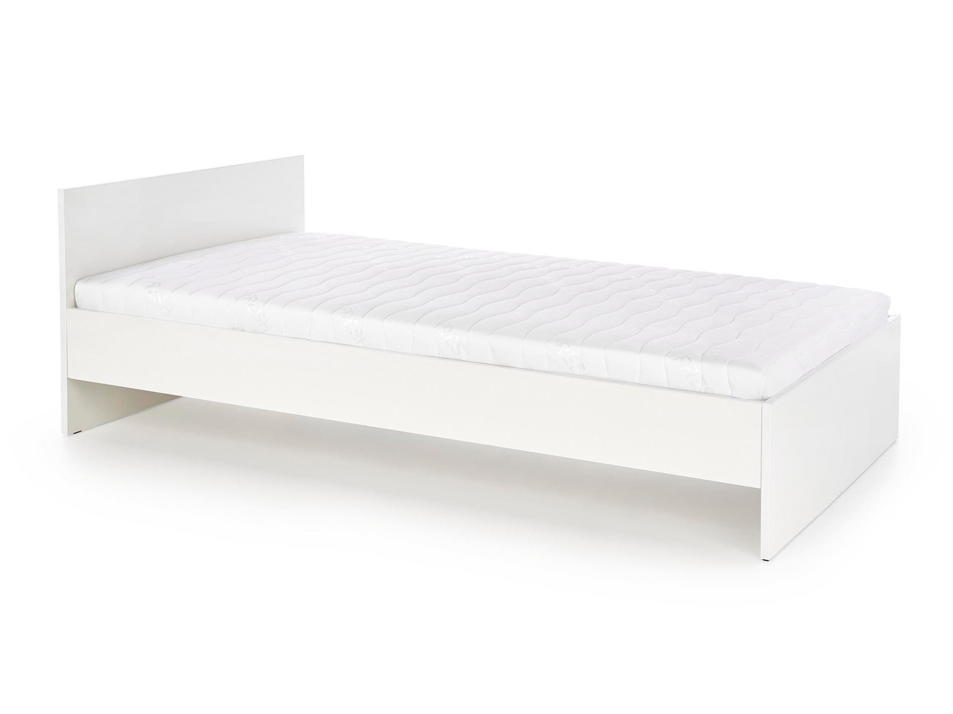 Bed Cirveso 104 (White + Glossy white)