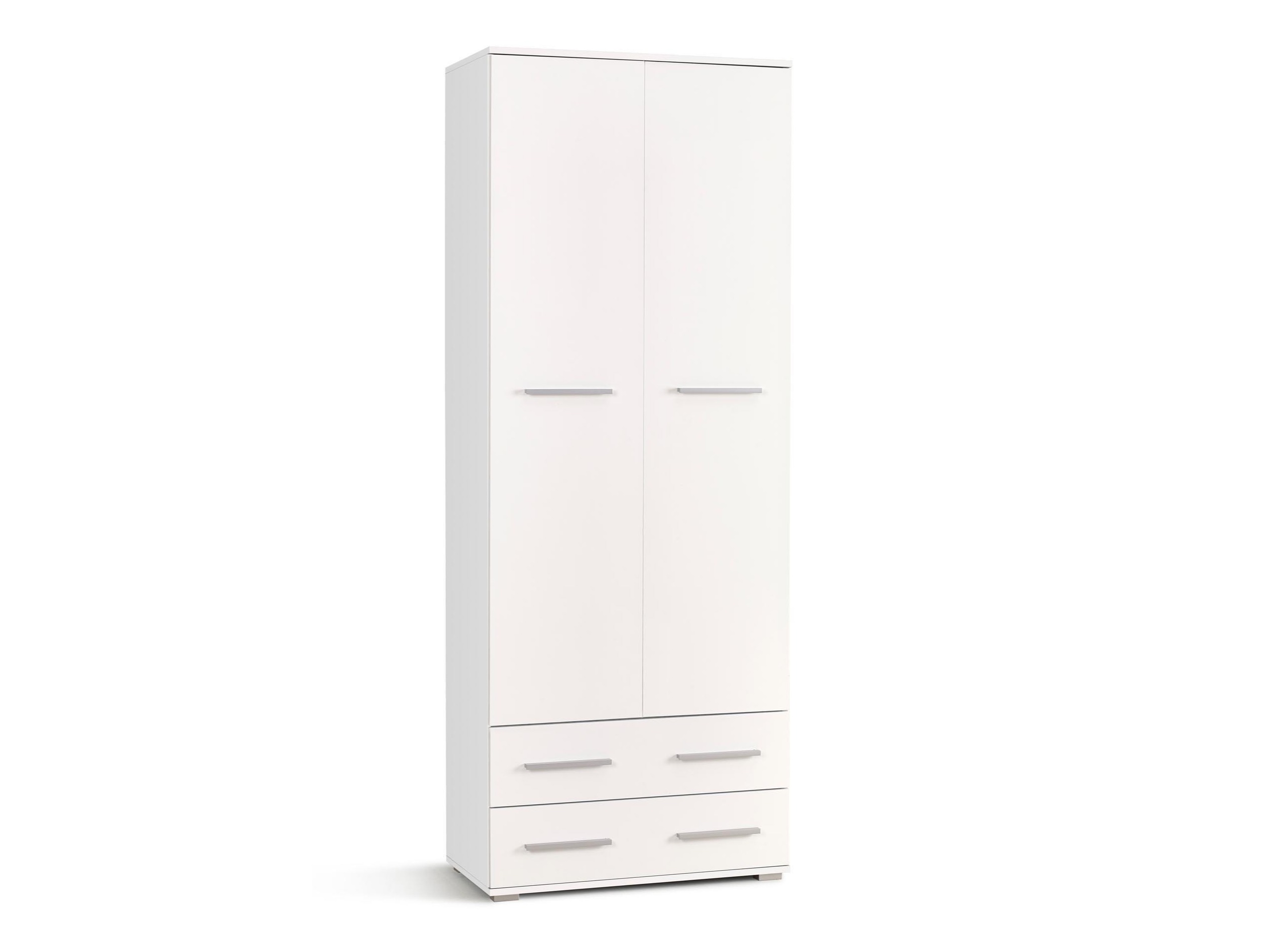 Bookcase Cirveso 107 (White + Glossy white)