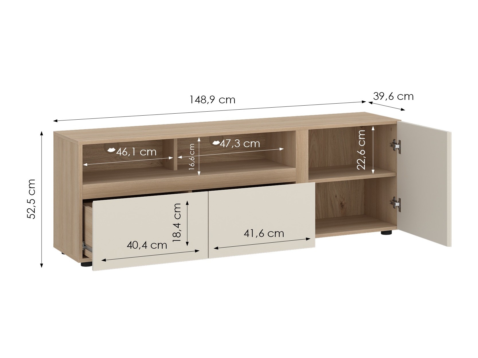 TV stand Enoloro 100