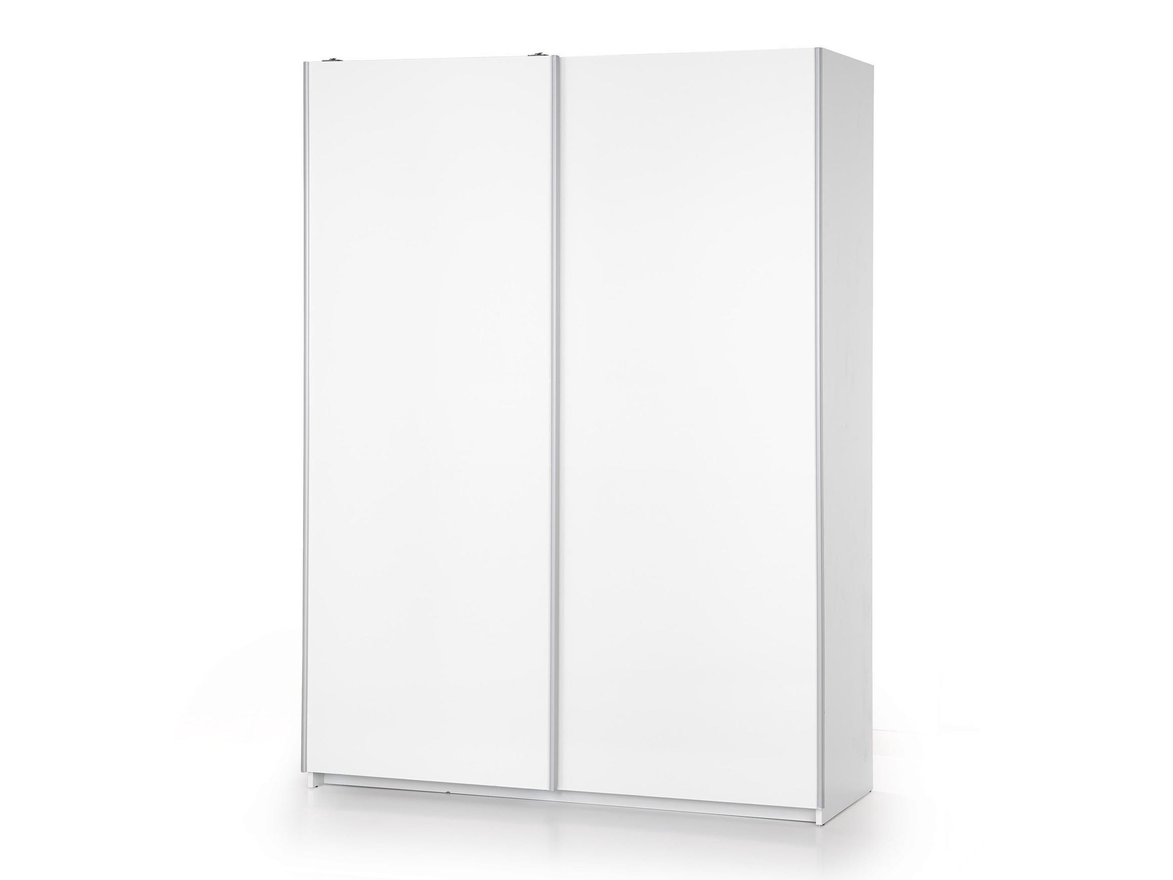 Wardrobe Cirveso 110 (White + Glossy white)