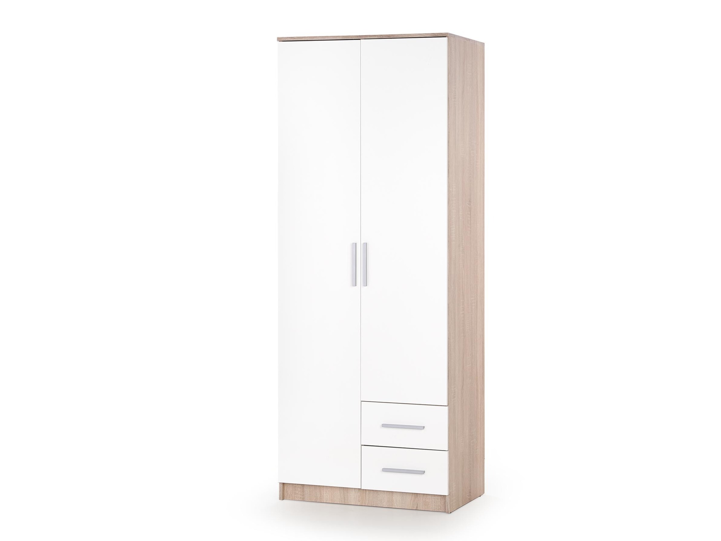 Wardrobe Cirveso 112 (Sonoma oak + Glossy white)