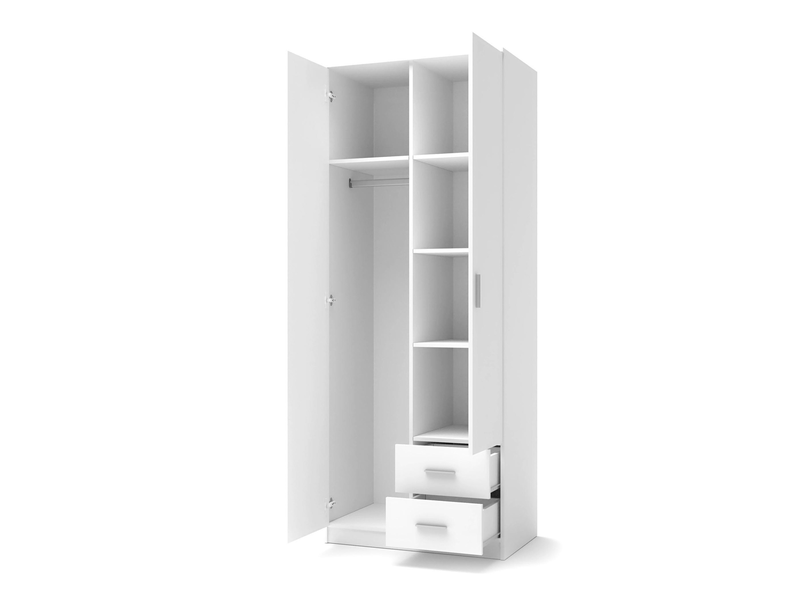Wardrobe Cirveso 112 (Sonoma oak + Glossy white)