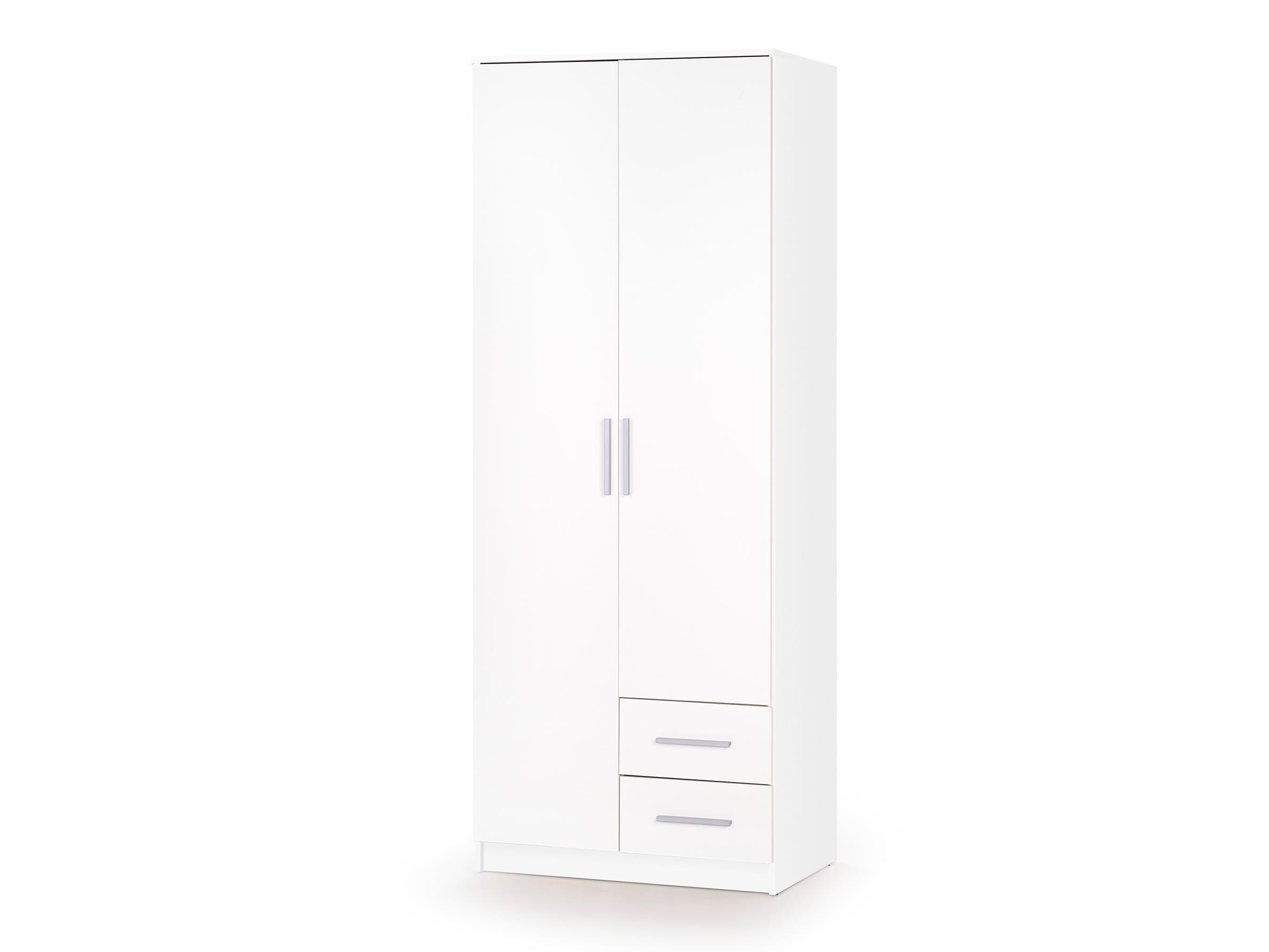 Wardrobe Cirveso 112 (White + Glossy white)