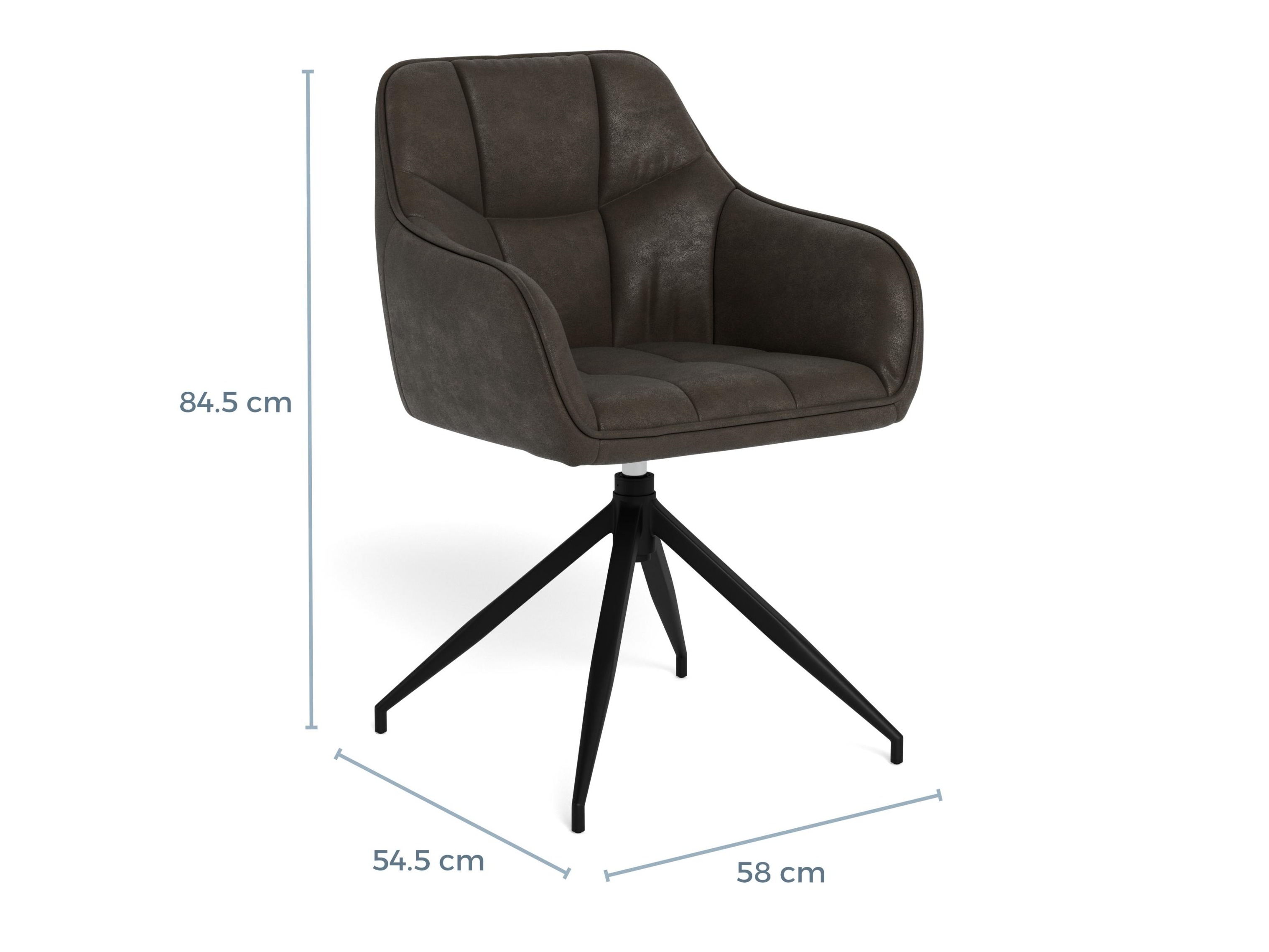 Chair Norsica 494 (Anthracite + Black)