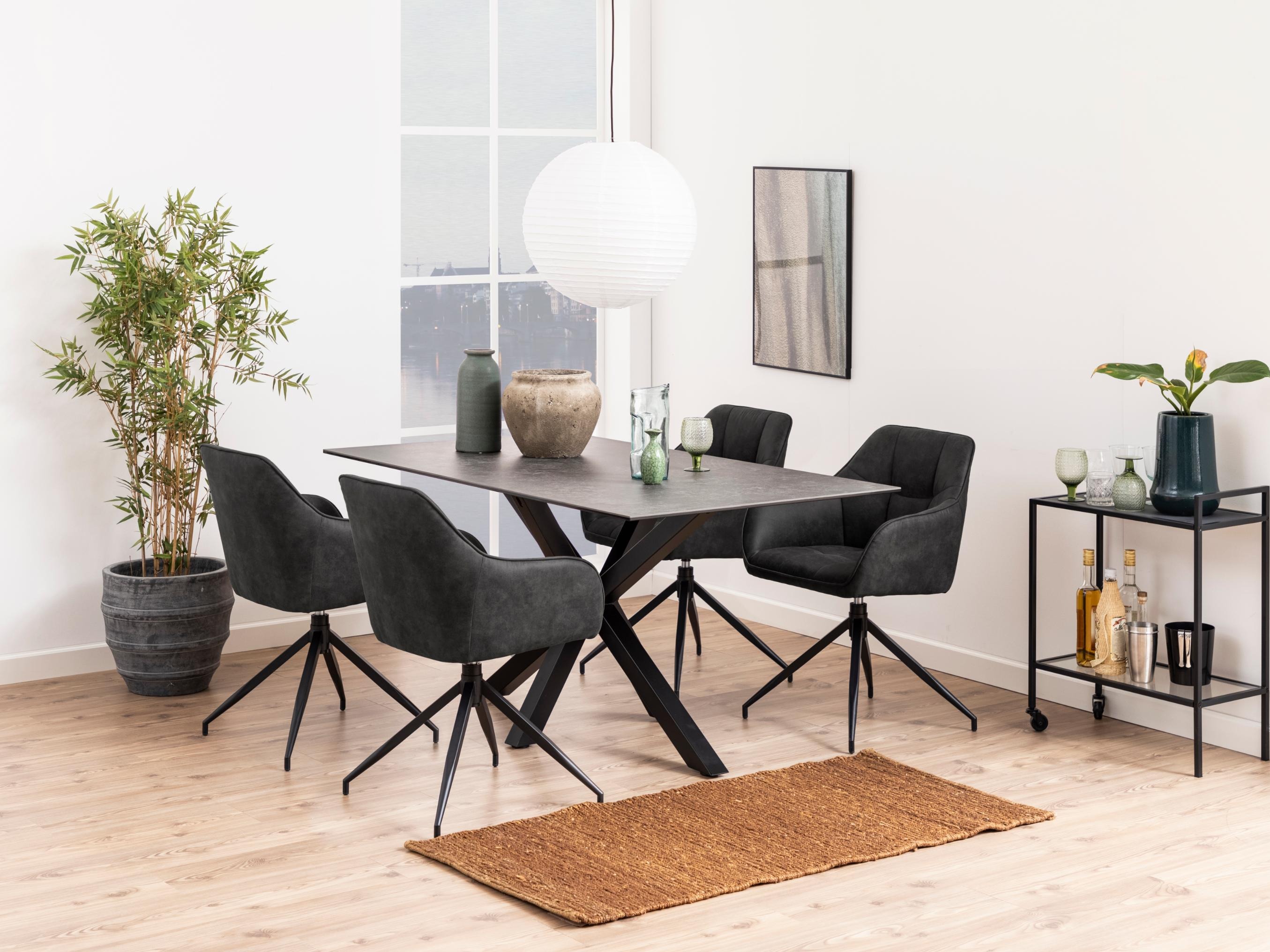 Chair Norsica 494 (Anthracite + Black)