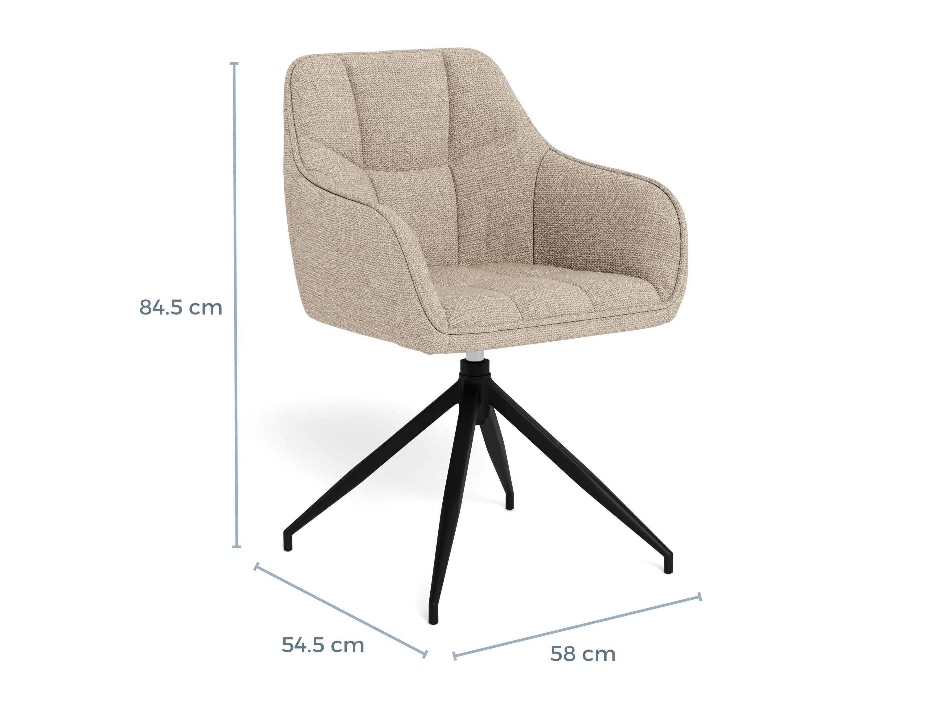 Chair Norsica 494 (Beige + Black)