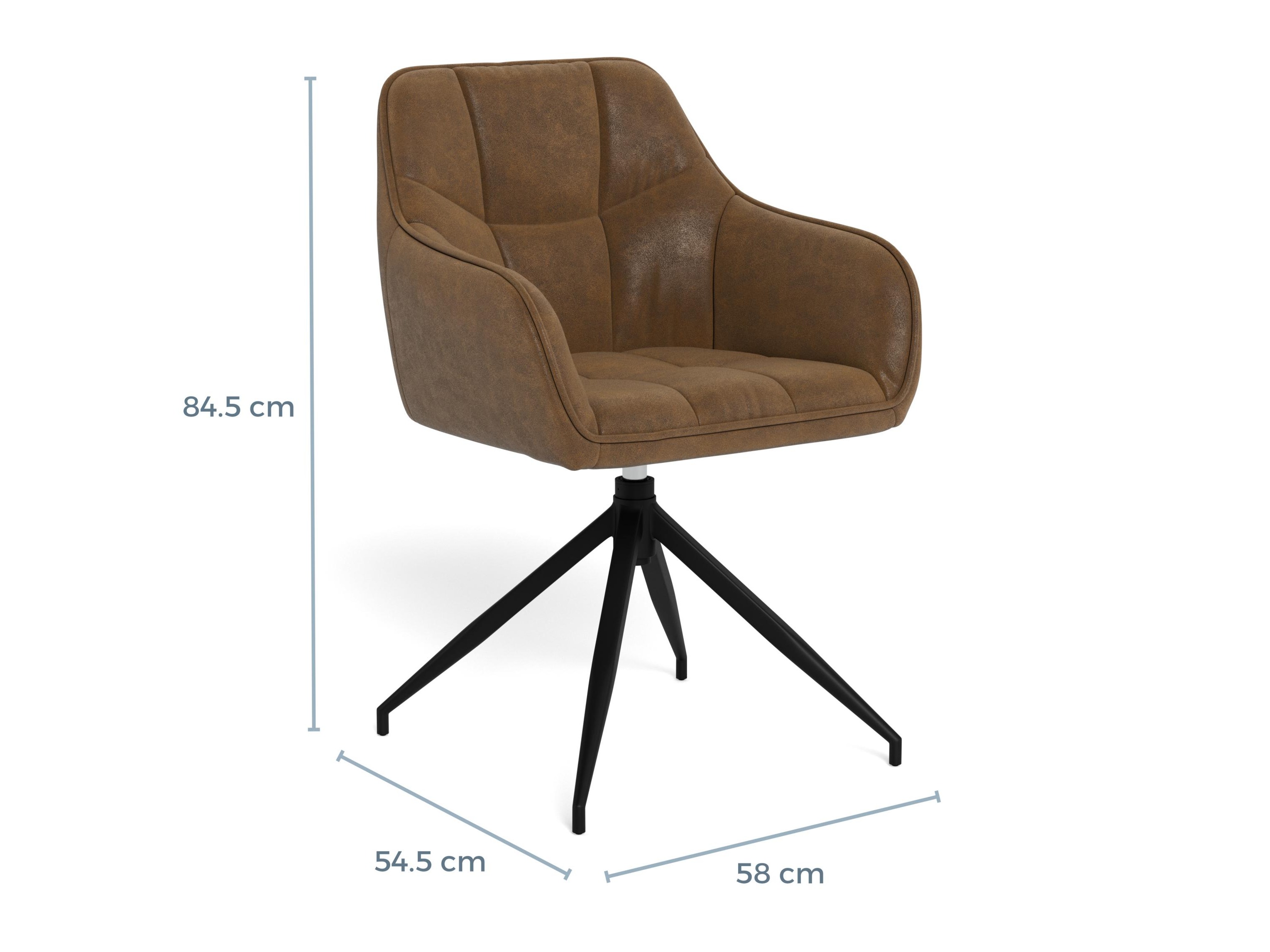 Chair Norsica 494 (Brown + Black)