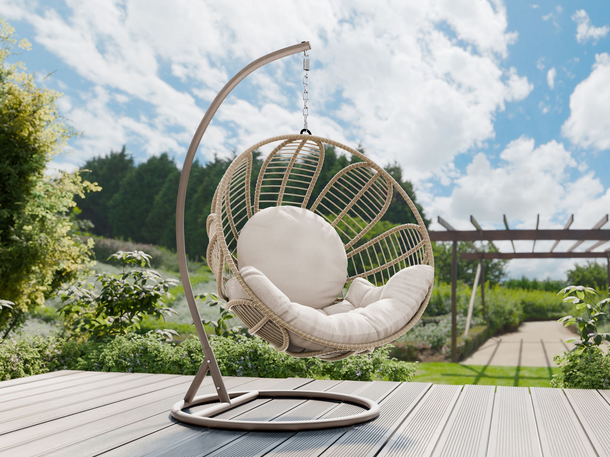 Hanging chair Comfivo Ingenium (Beige)