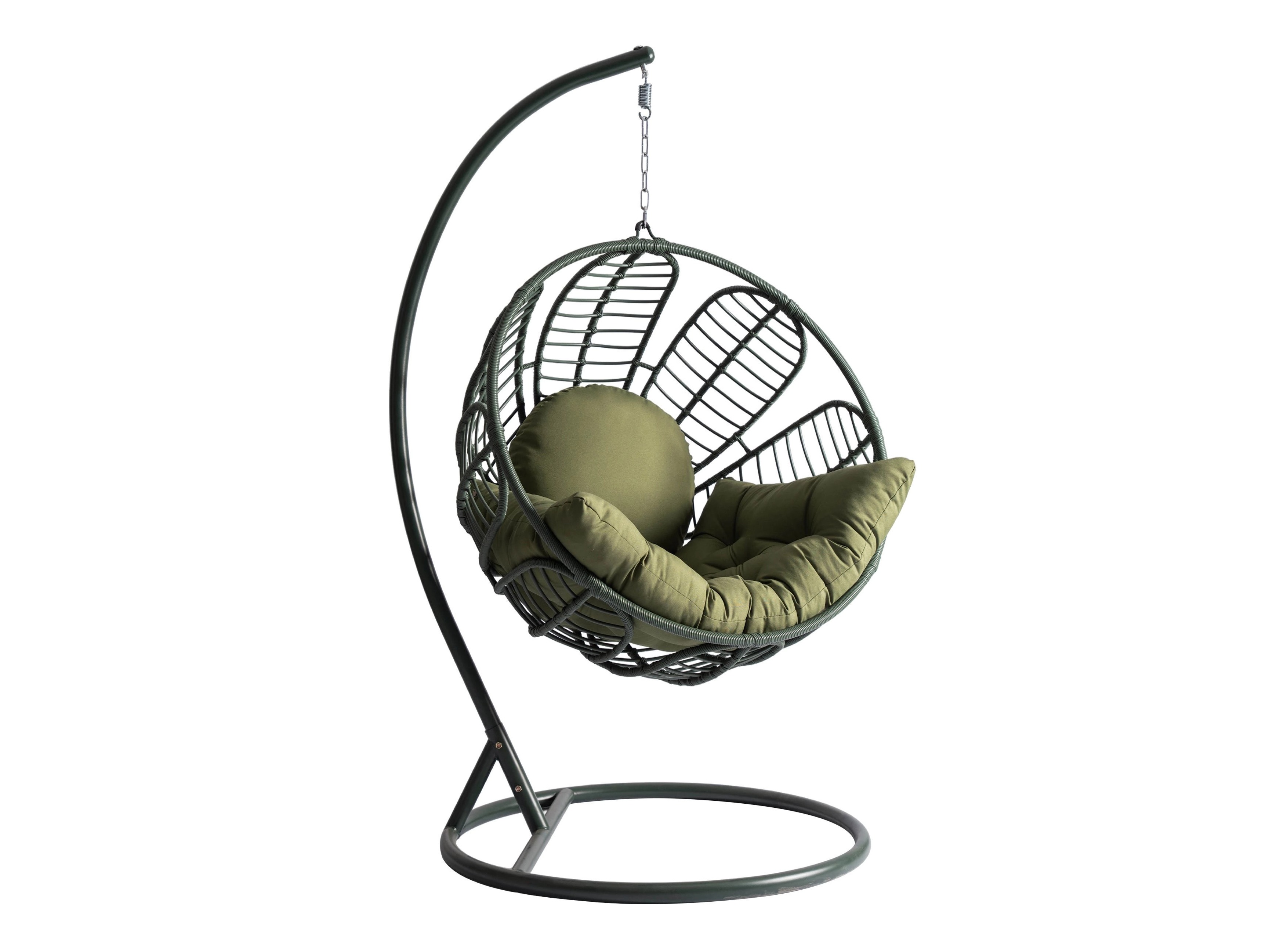 Hanging chair Comfivo Ingenium (Dark green + Green)