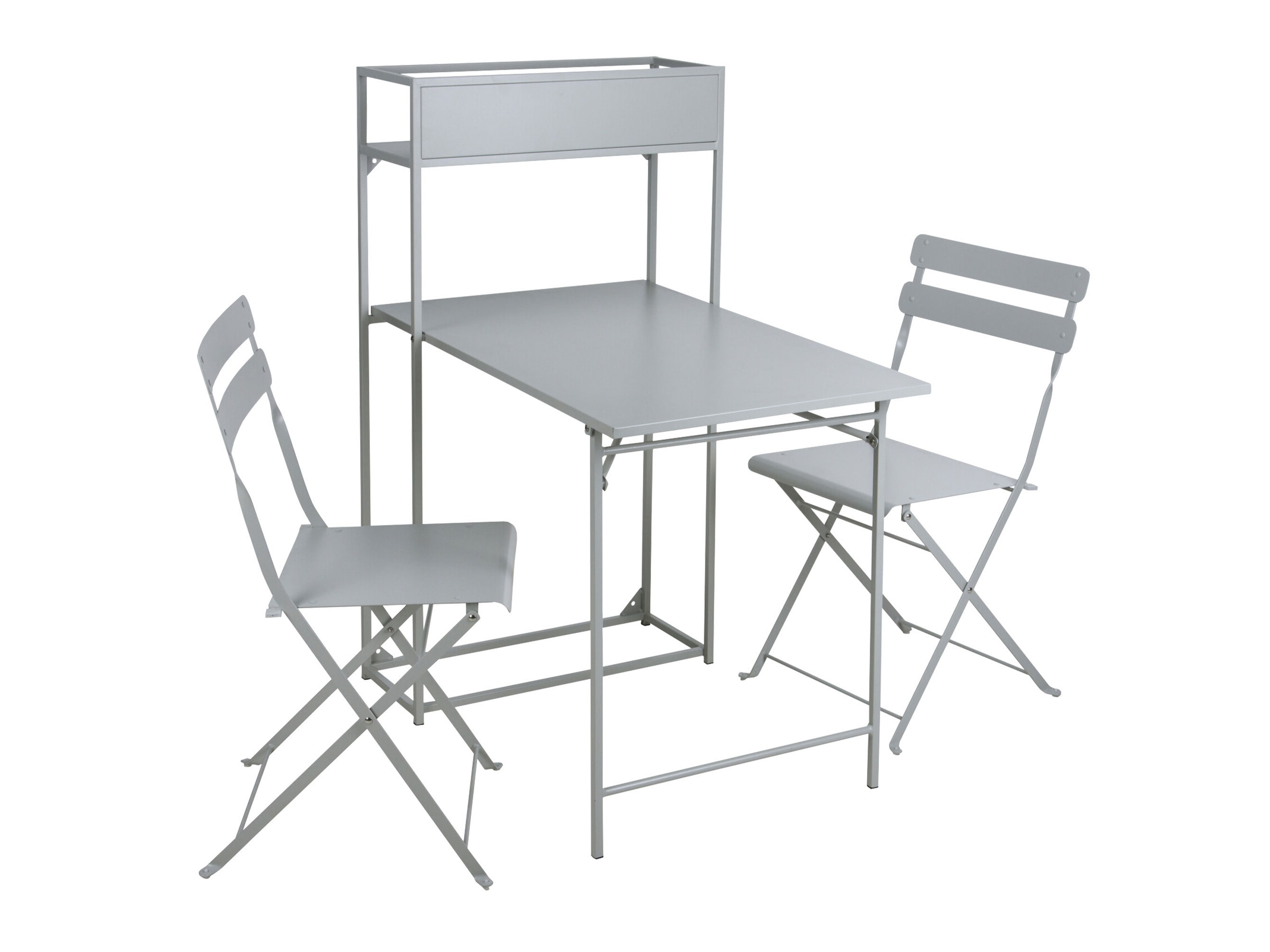Balcony furniture set Lenitus (Grey)