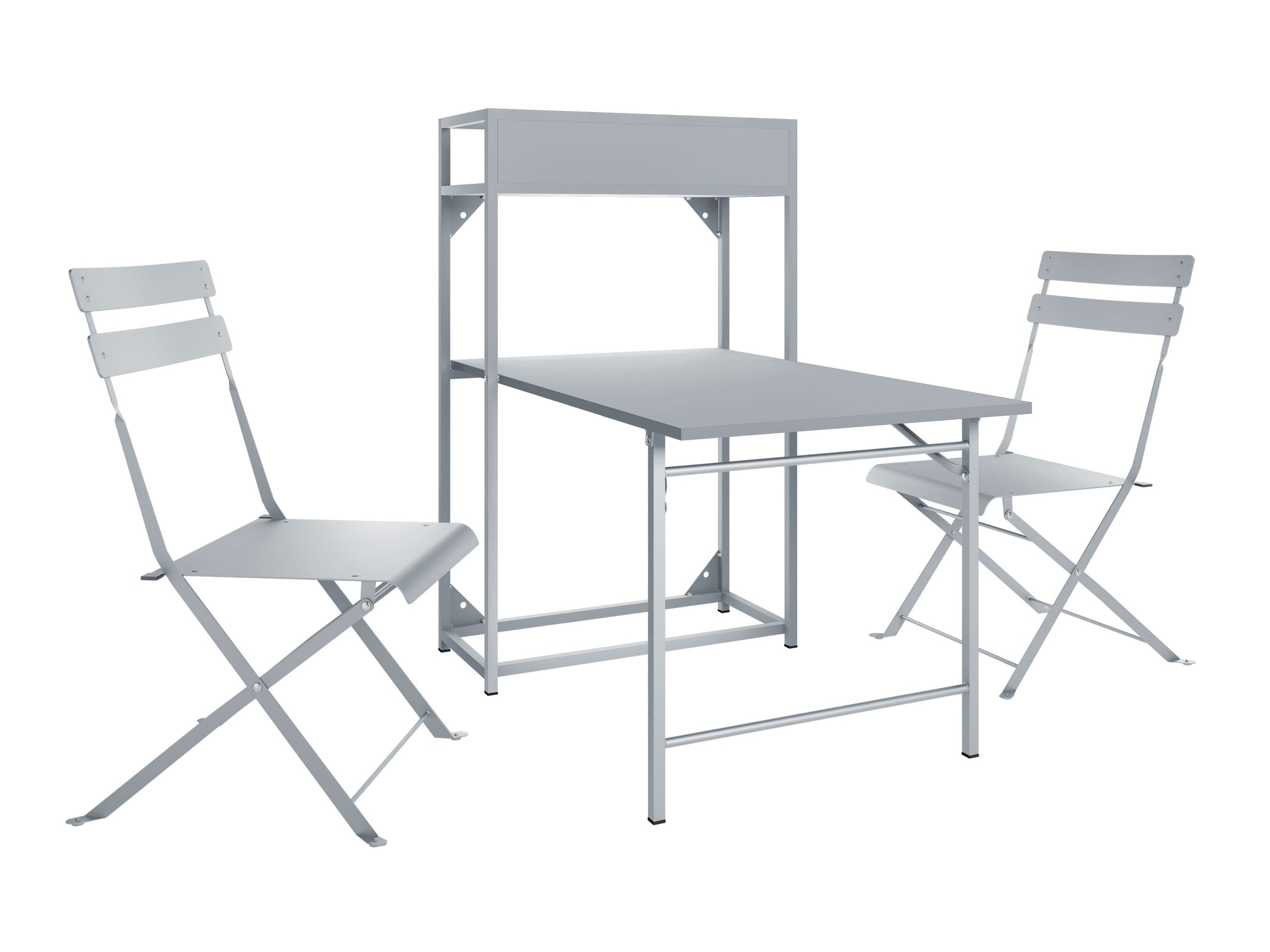 Balcony furniture set Lenitus (Grey)