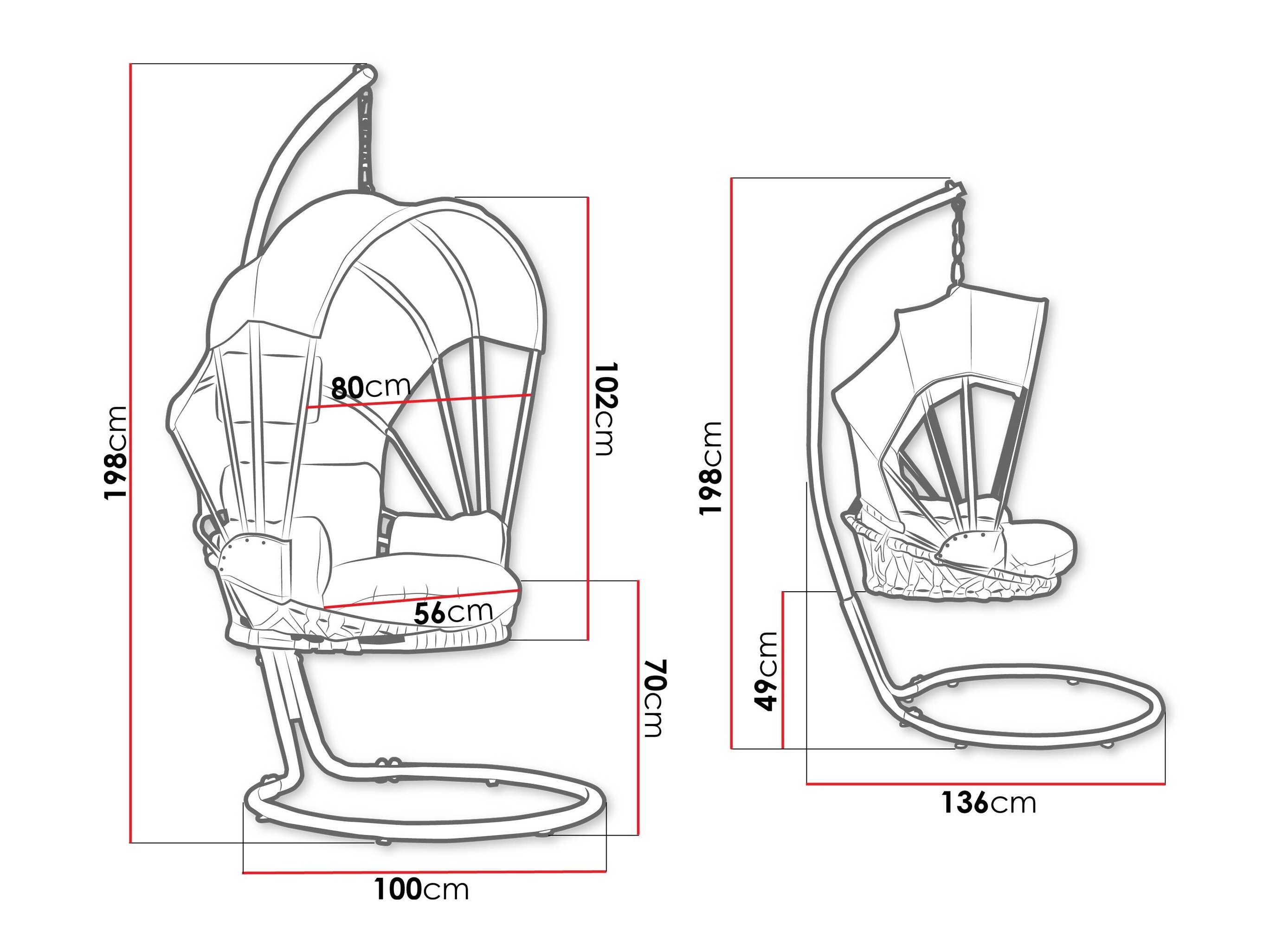 Hanging chair Comfivo Myrtus I