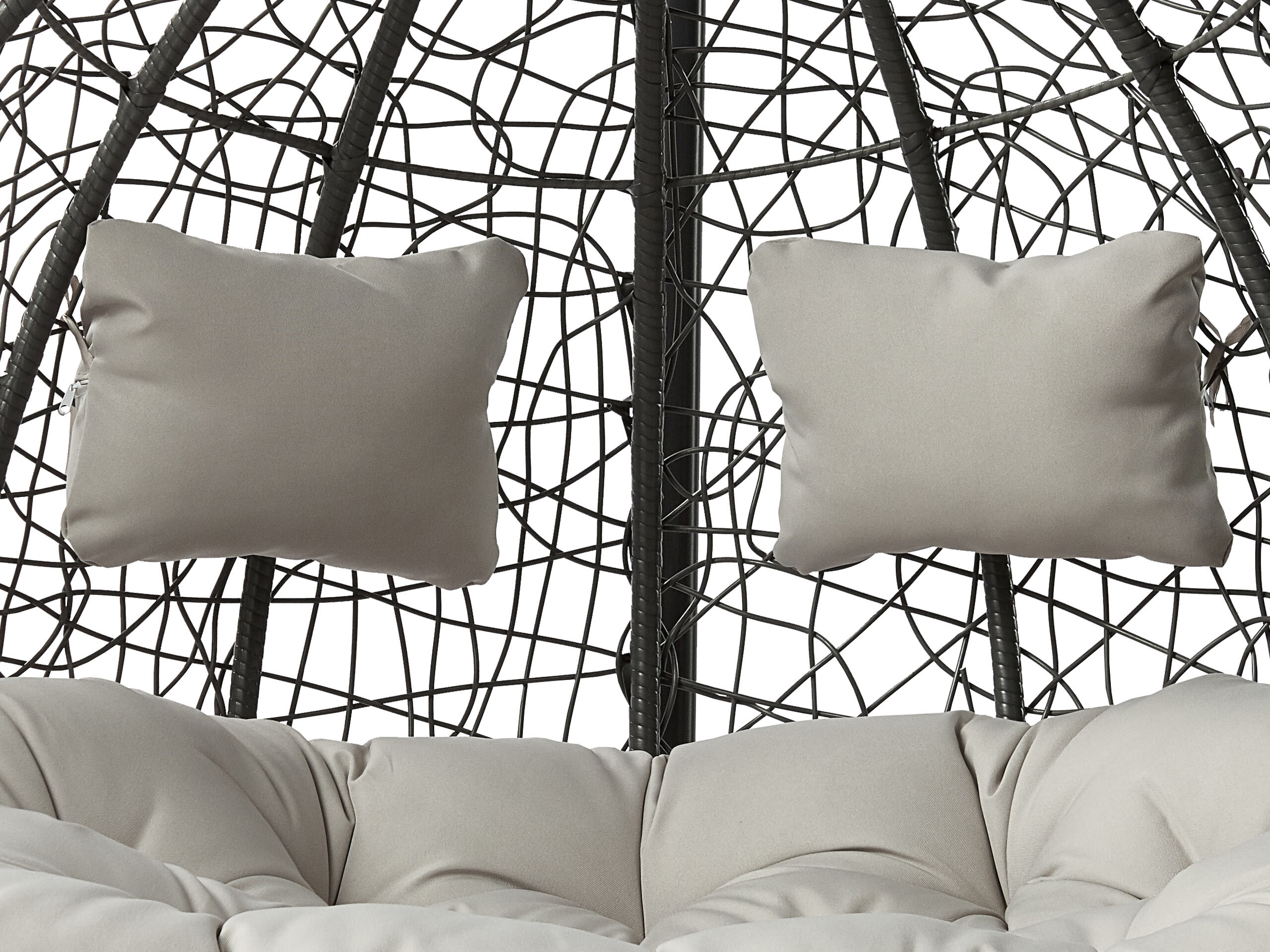 Hanging chair Comfivo Audos (Black + Cream)