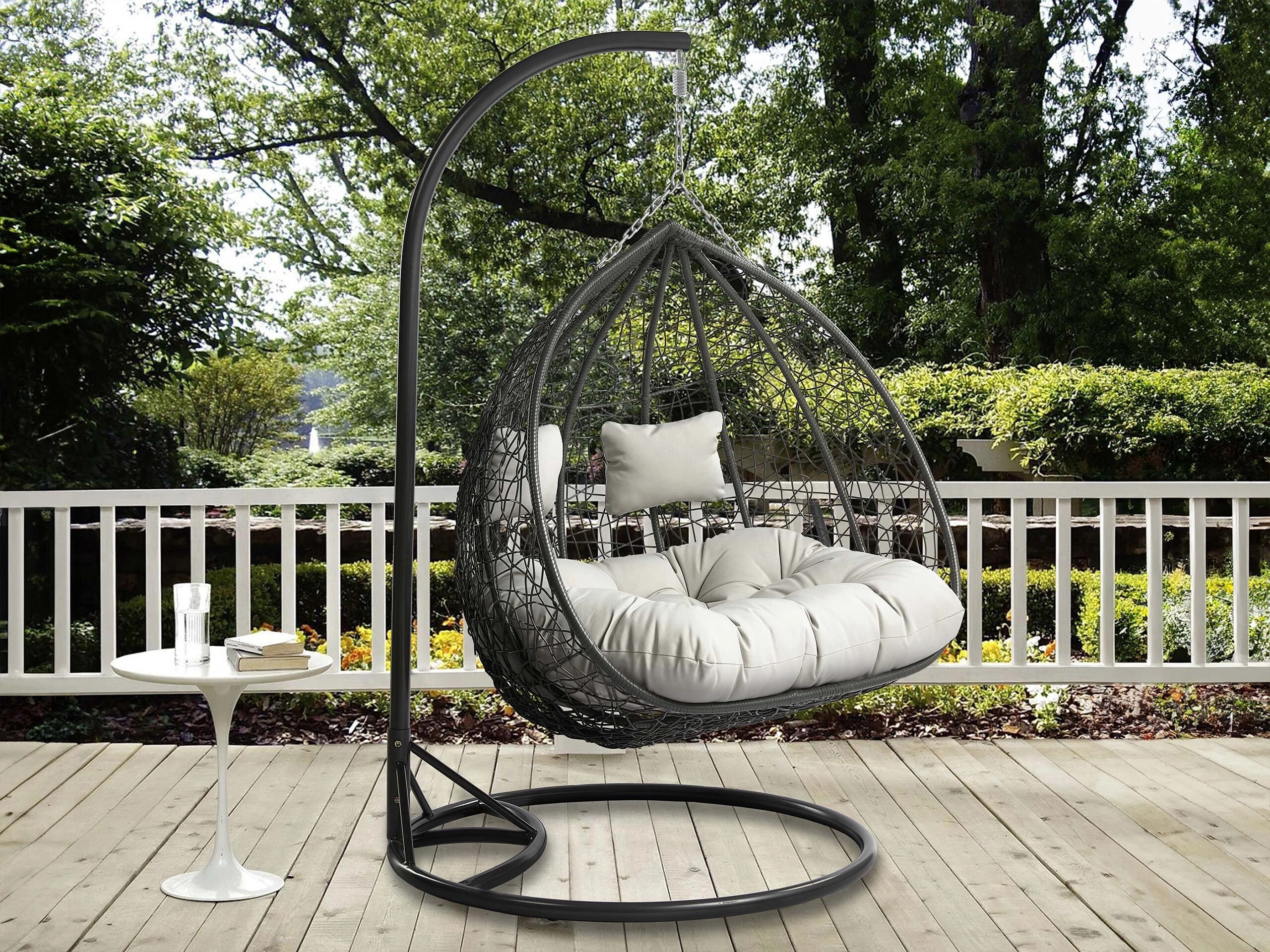 Hanging chair Comfivo Audos (Grey + Light grey)