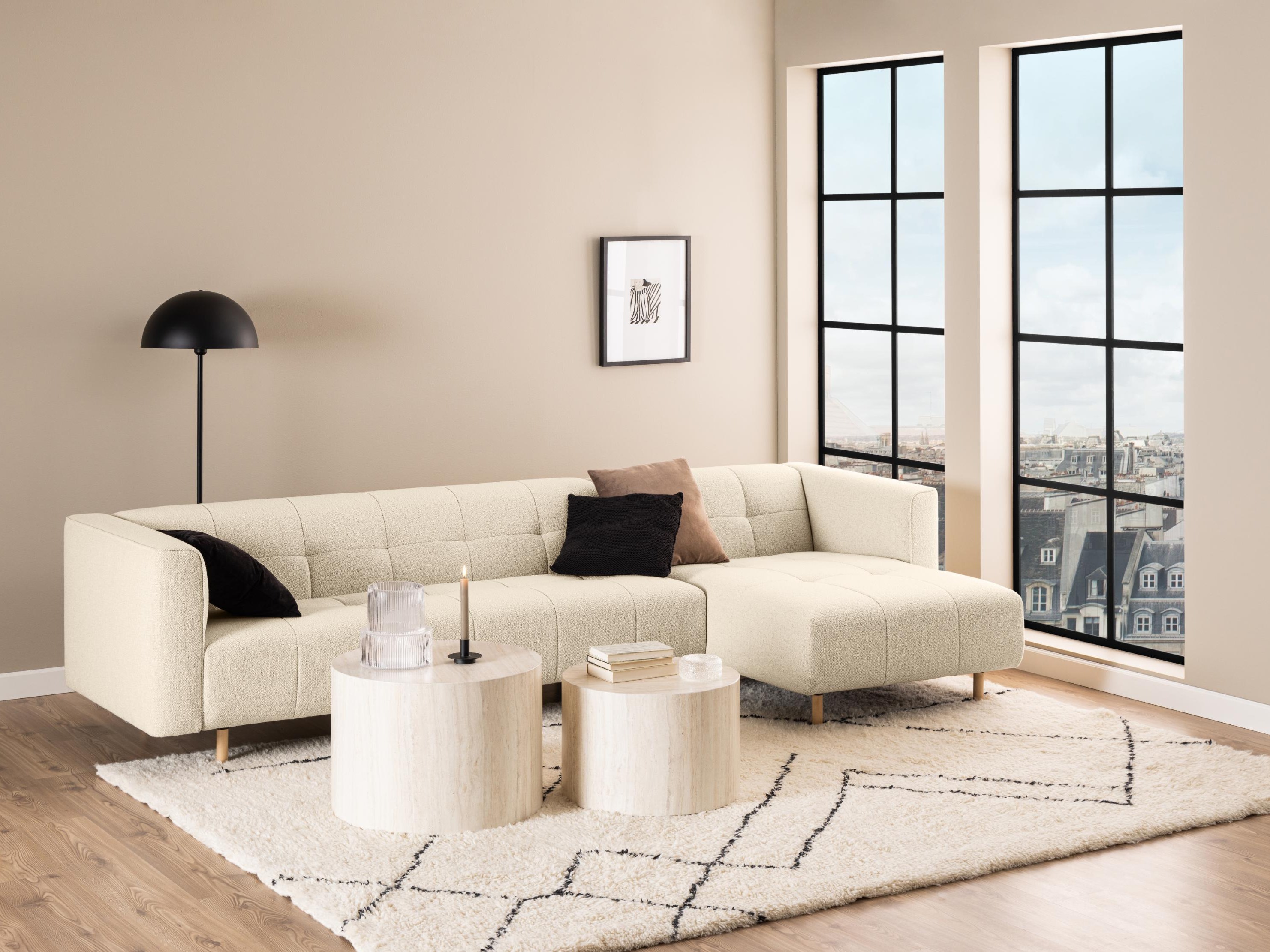 Nest of coffee tables Norsica 800 (Beige)