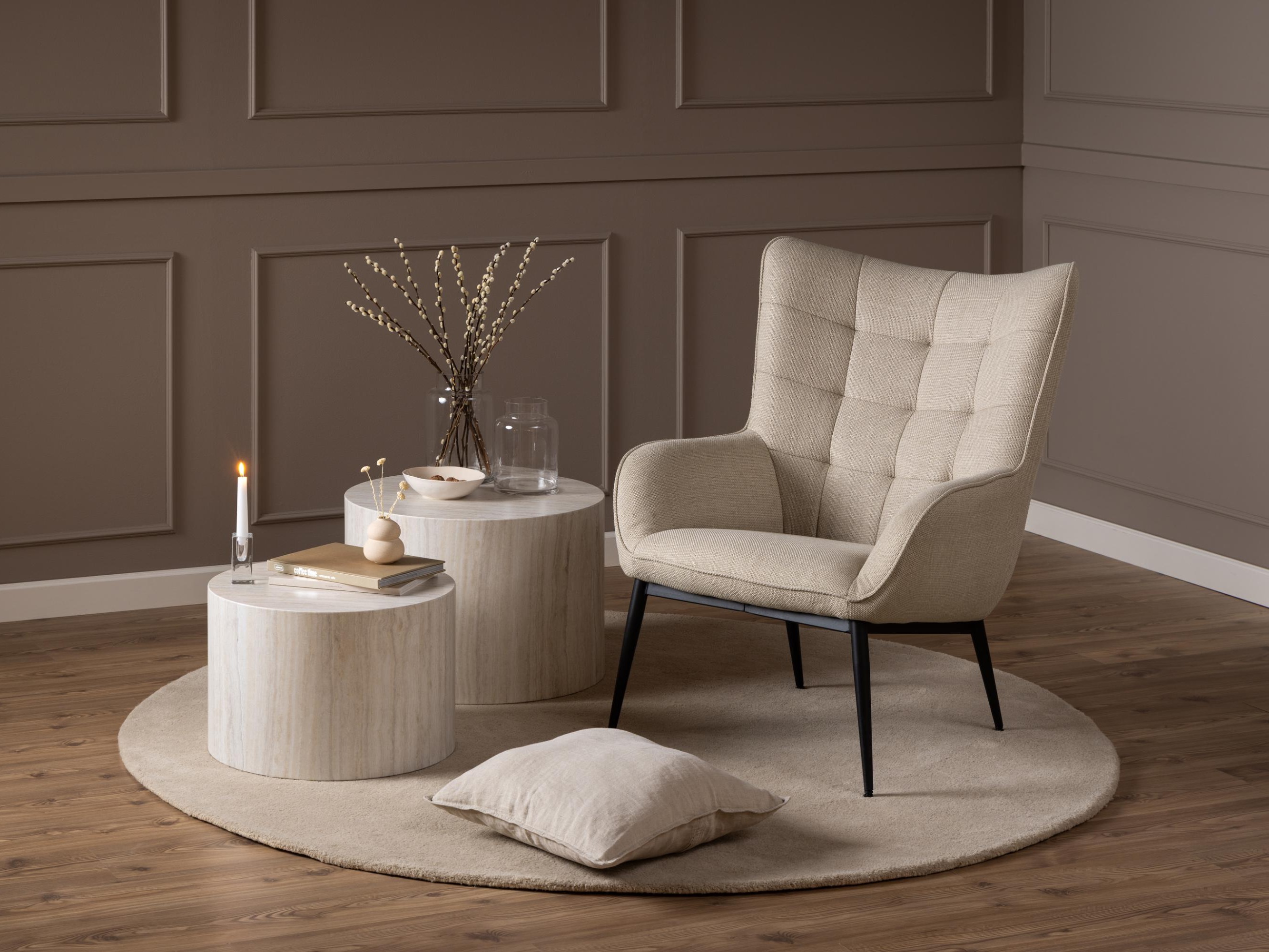 Nest of coffee tables Norsica 800 (Beige)