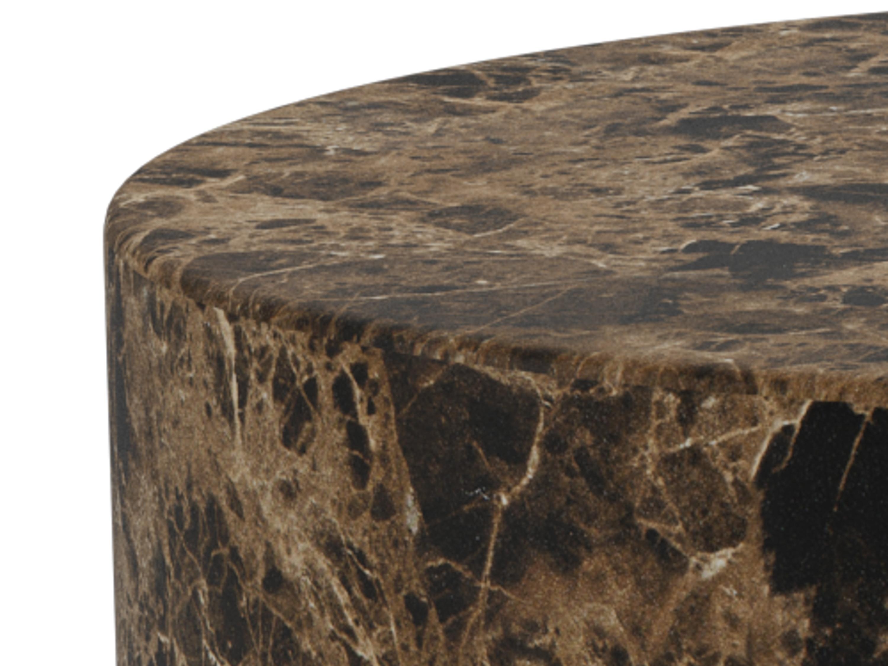 Nest of coffee tables Norsica 800 (Brown marble)