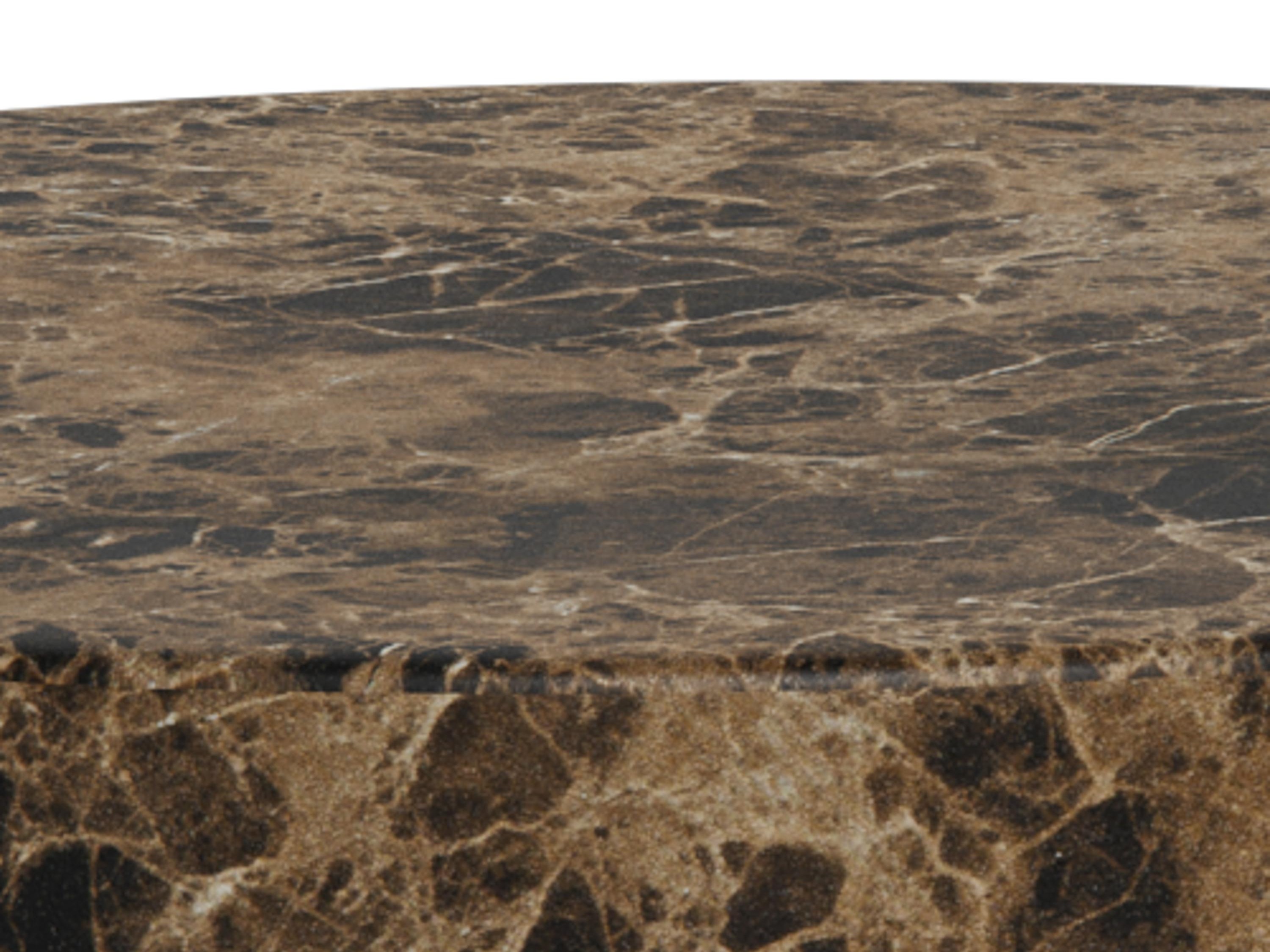 Nest of coffee tables Norsica 800 (Brown marble)