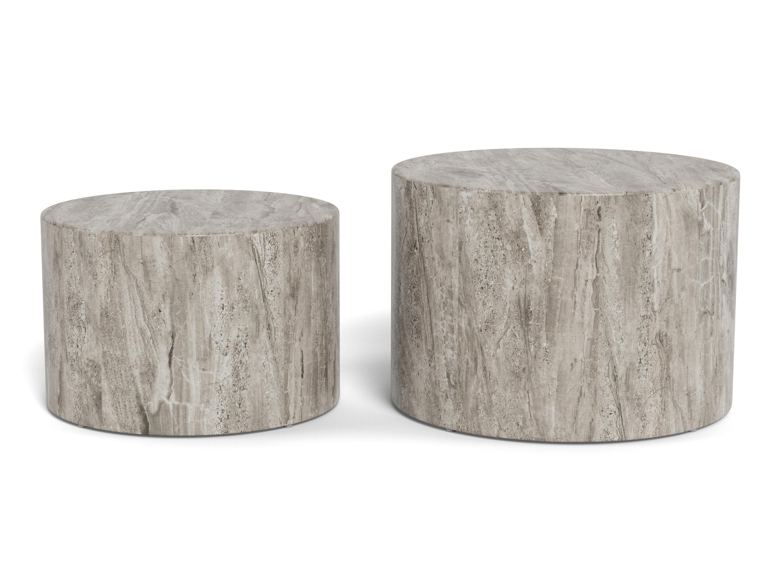 Nest of coffee tables Norsica 800 (Grey)
