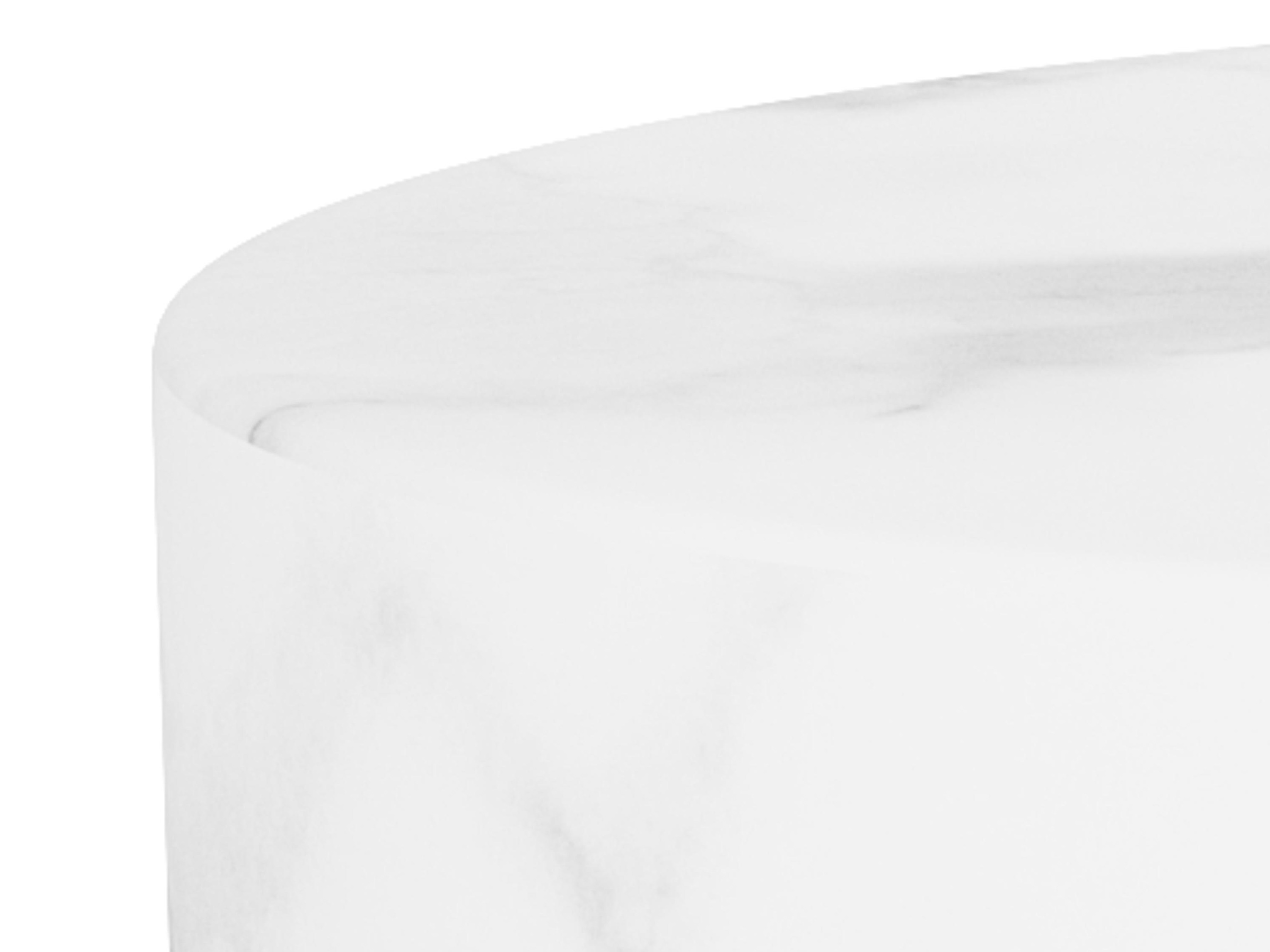 Nest of coffee tables Norsica 800 (White marble)
